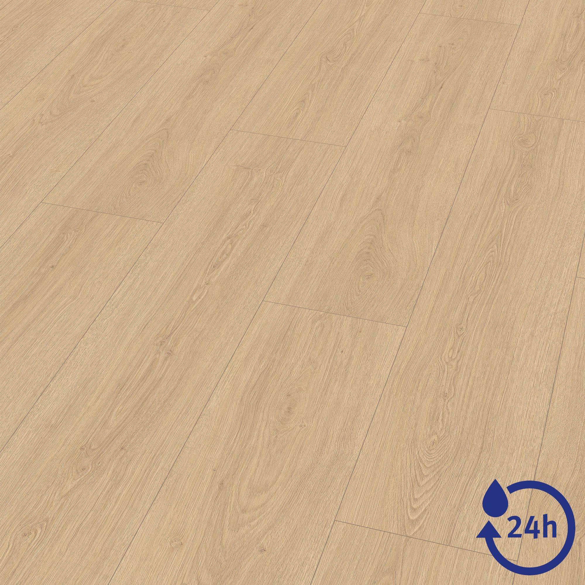 EGGER Laminat NatureSense Aqua EL2027 La Victoria Eiche natur, (8mm, 2,543qm), Wasserbeständig & Praktisch