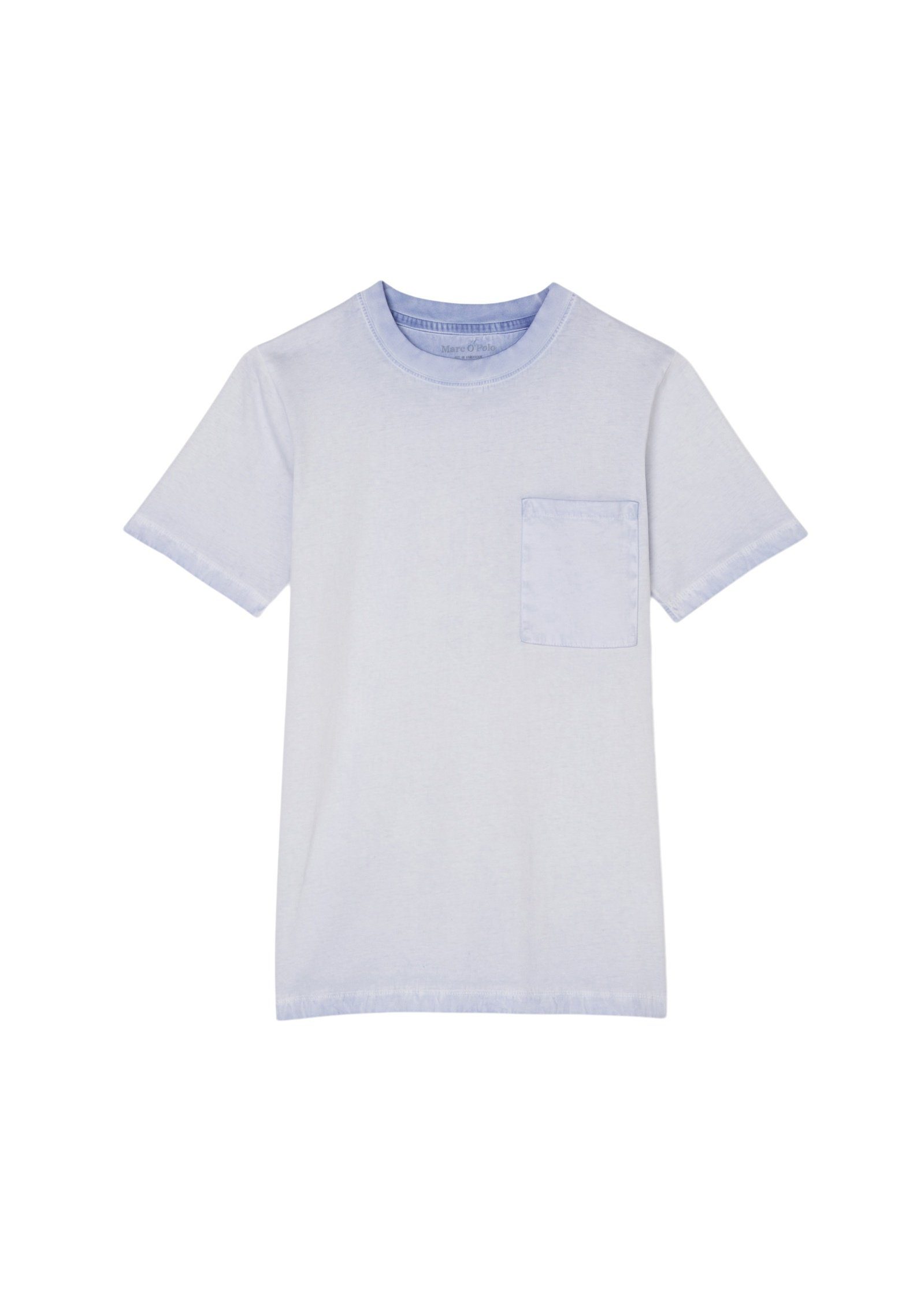 lila T-Shirt Marc Cotton Organic O'Polo aus reinem