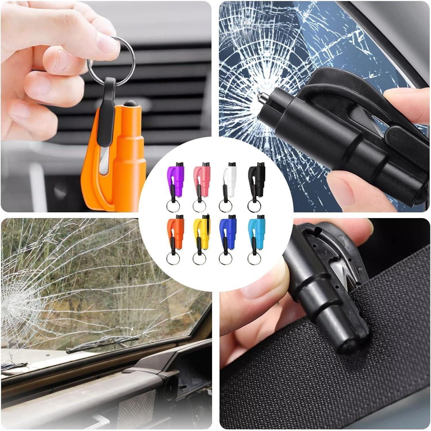 LuxusKollektion Multitool Rettungswerkzeug 8er Set 2in1 Glasbrecher Gurtschneider für Auto, (8 St) – Bild 4 von 5