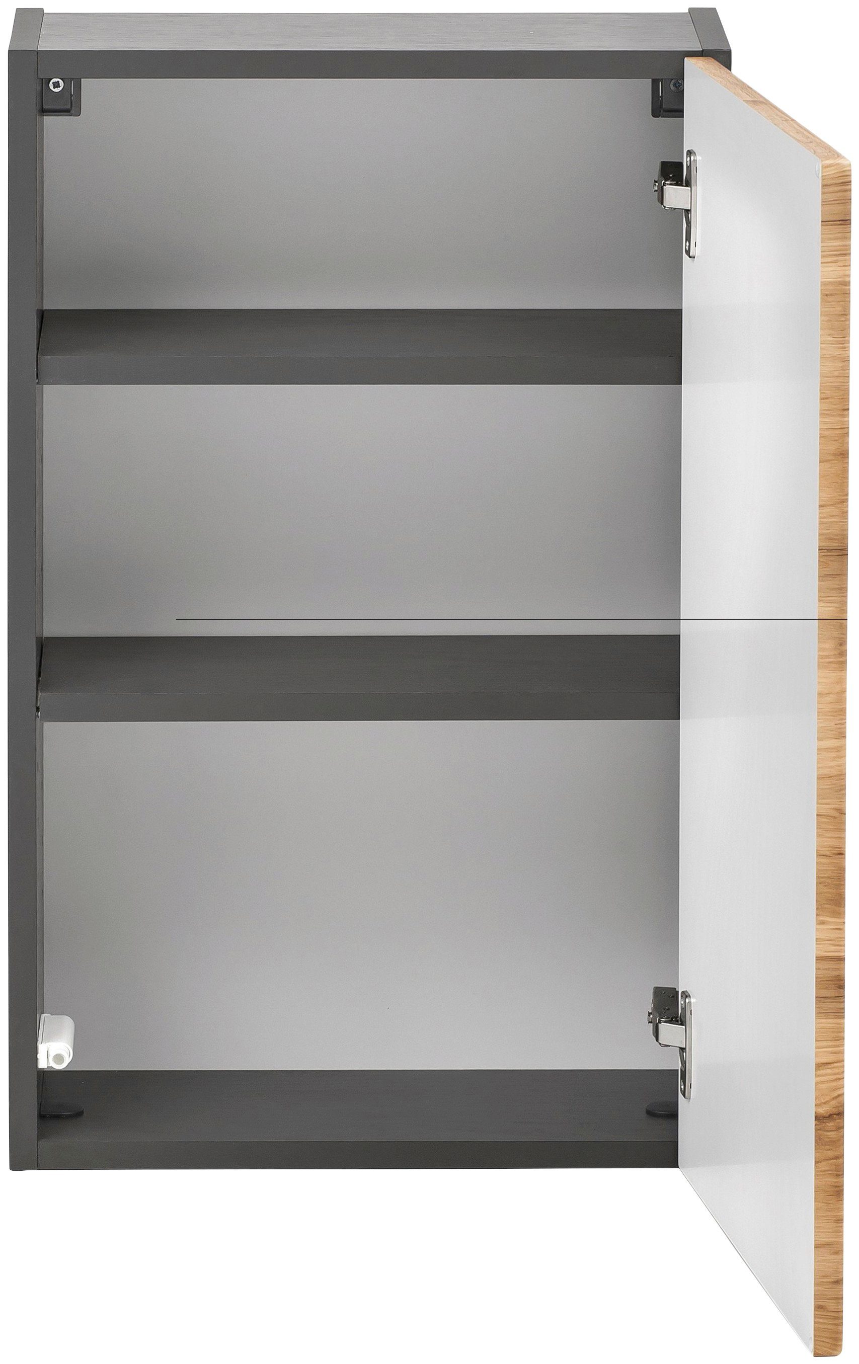 wotaneiche 40x20x64 | Hängeschrank cm grafit HELD MÖBEL BxTxH: Kaunas