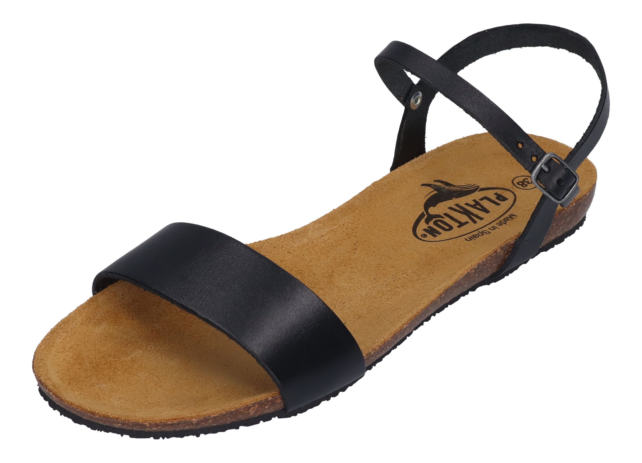 Plakton MAM AMBO 575725 Sandalette Negro Vaquetilla