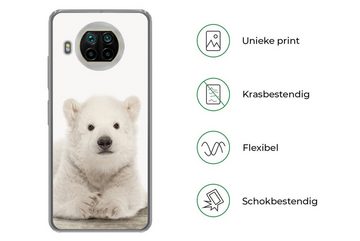 MuchoWow Handyhülle Eisbär - Tiere - Kinder - Weiß - Jungen - Mädchen, Phone Case, Handyhülle Xiaomi Mi 10T Lite, Silikon, Schutzhülle