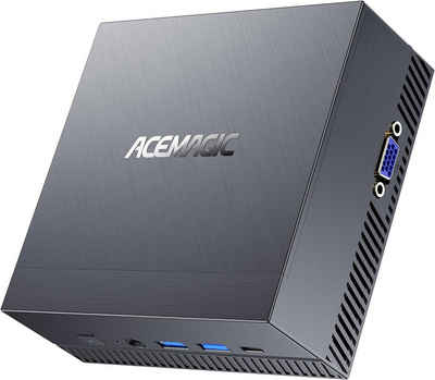 ACEMAGIC Mini-PC (Intel Core i7 11390H, Iris Xe Graphics 96EU, 16 GB RAM, 512 GB SSD, Mini-Desktop-PC mit Typ C Triple Display WiFi 6 Bluetooth 5.2 5 G WLAN)