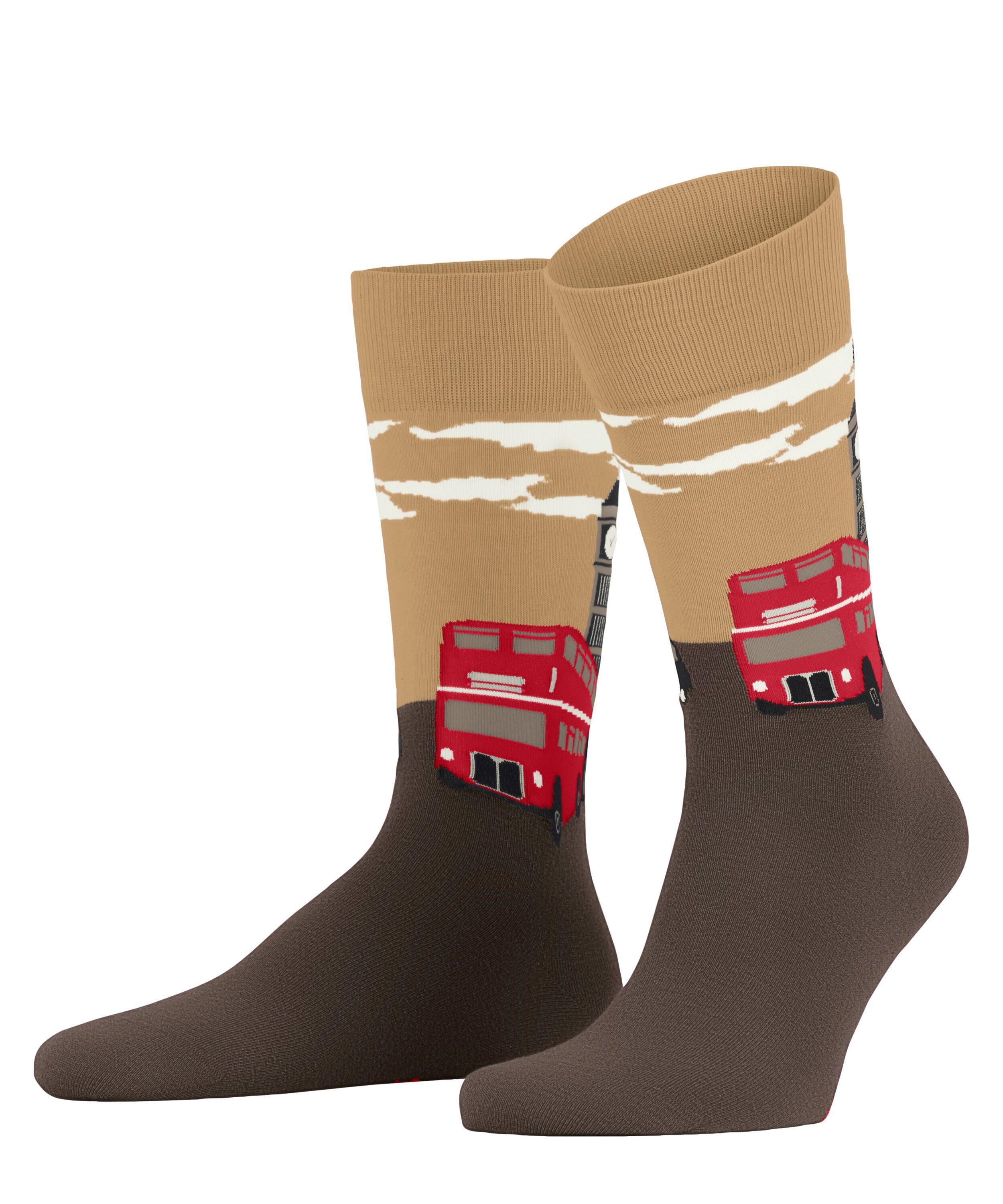(5321) maple London Burlington (1-Paar) Socken brown