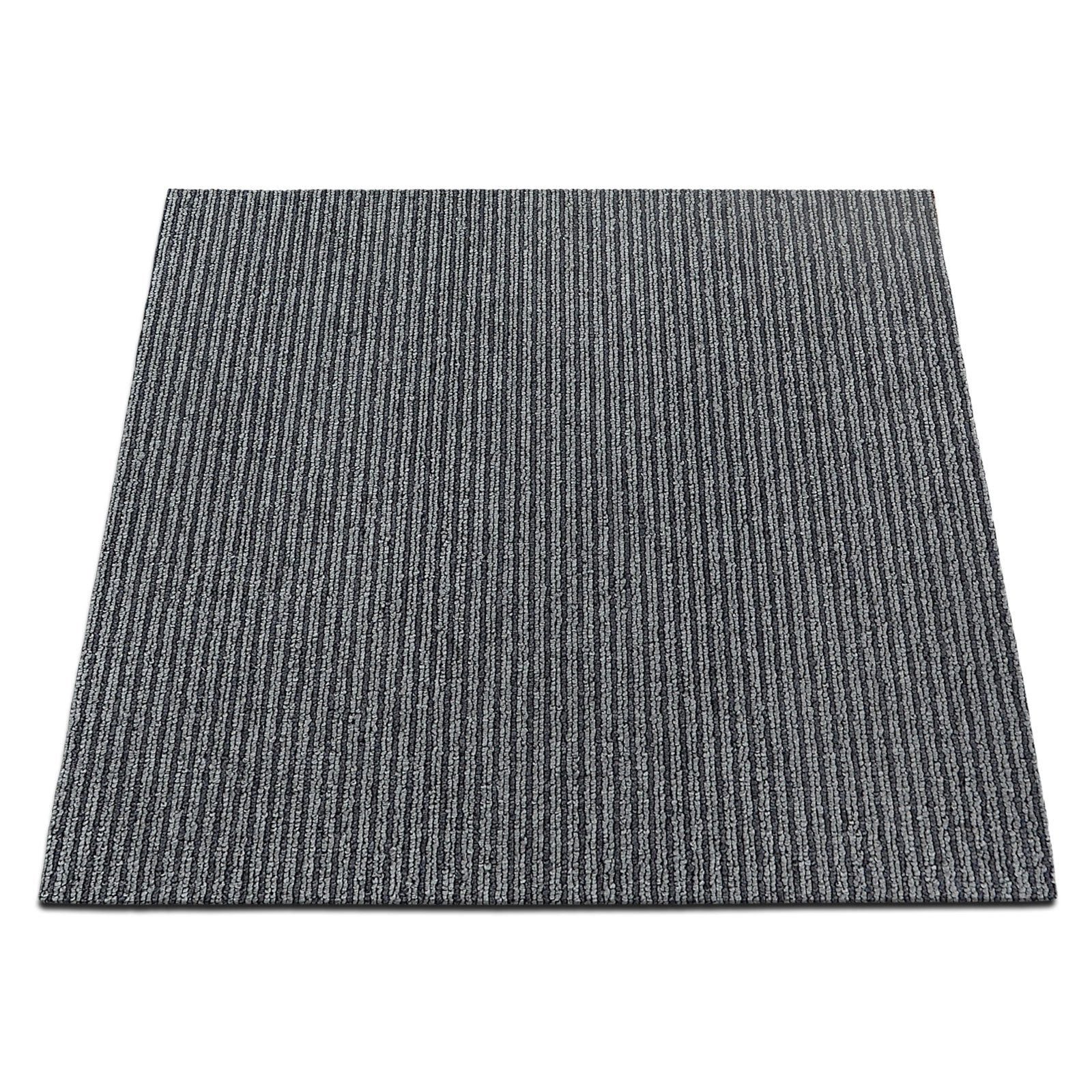 casa pura Teppichfliese Bohemia, Bodenschutz, Erhältlich in 4 Farben, 50 x 50 cm, Quadratisch, Höhe: 6 mm, Selbstliegend