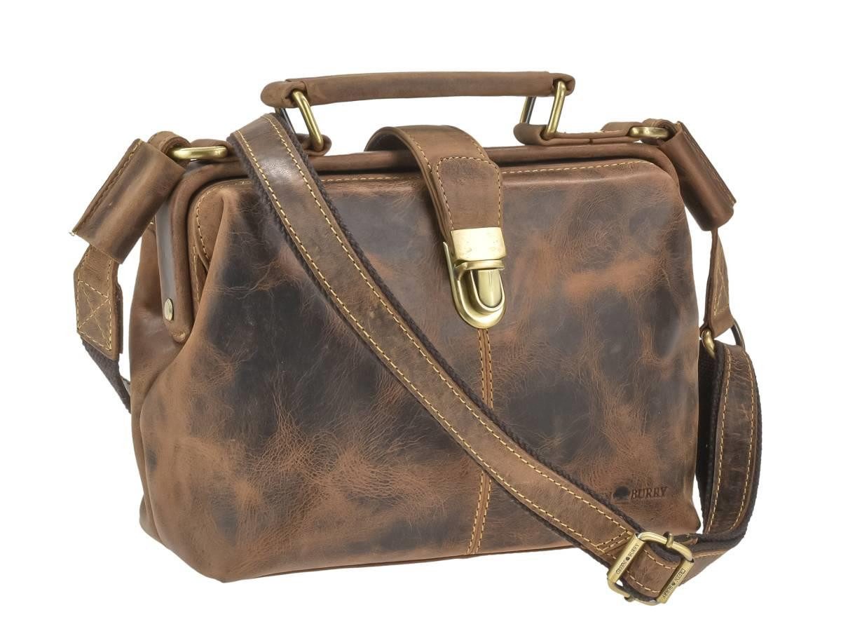 Greenburry Handtasche "Vintage" Bügeltasche Leder, Shopper, Damentasche, Umhängetasche 26x20cm