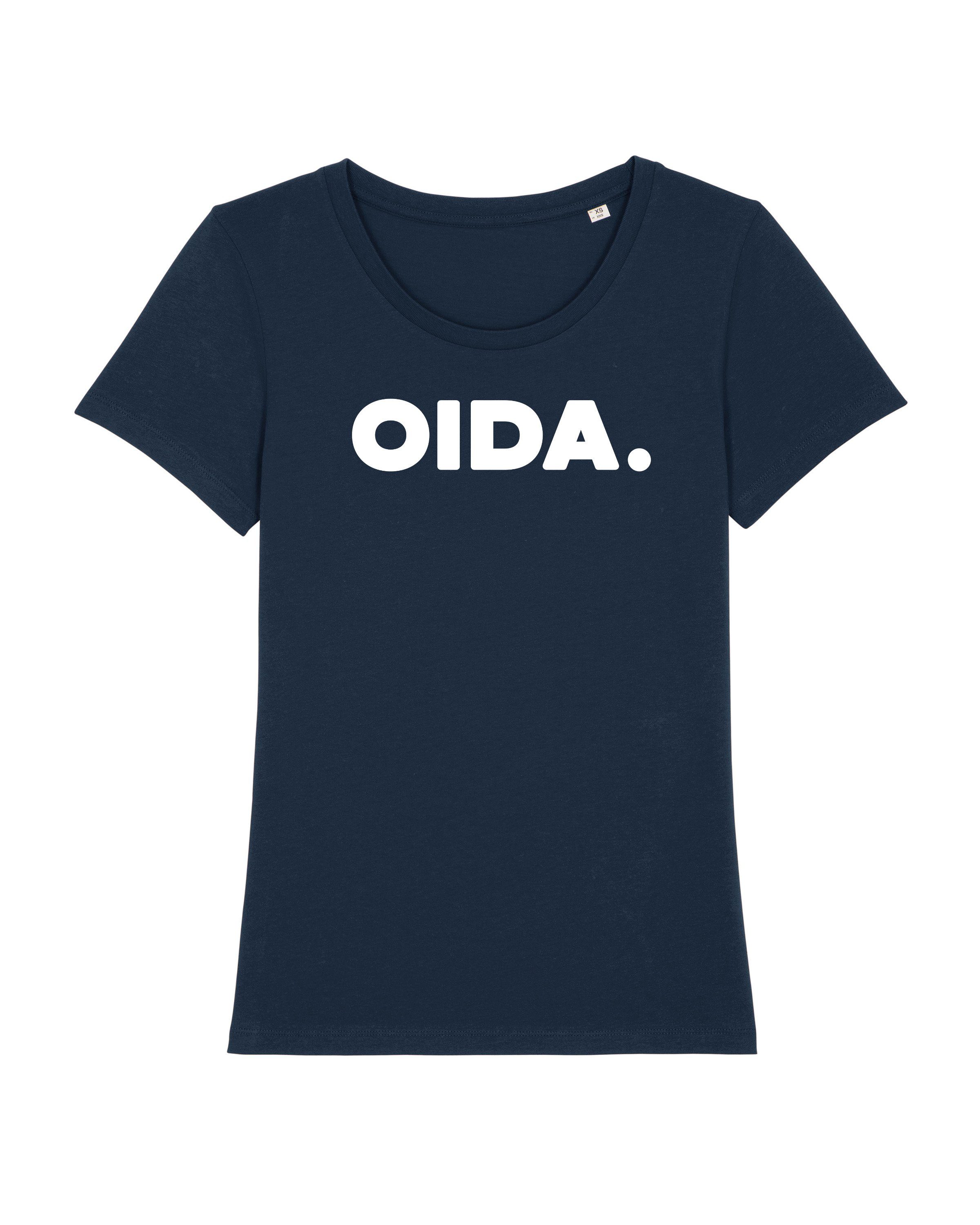 wat? grün Oida glazed Print-Shirt (1-tlg) Apparel