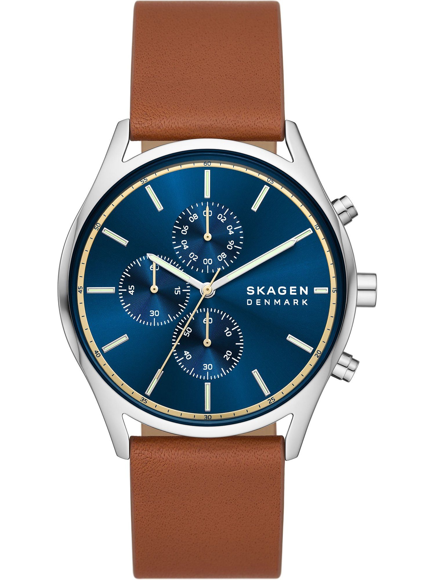 SKAGEN Chronograph Skagen Herren-Uhren Analog Quarz
