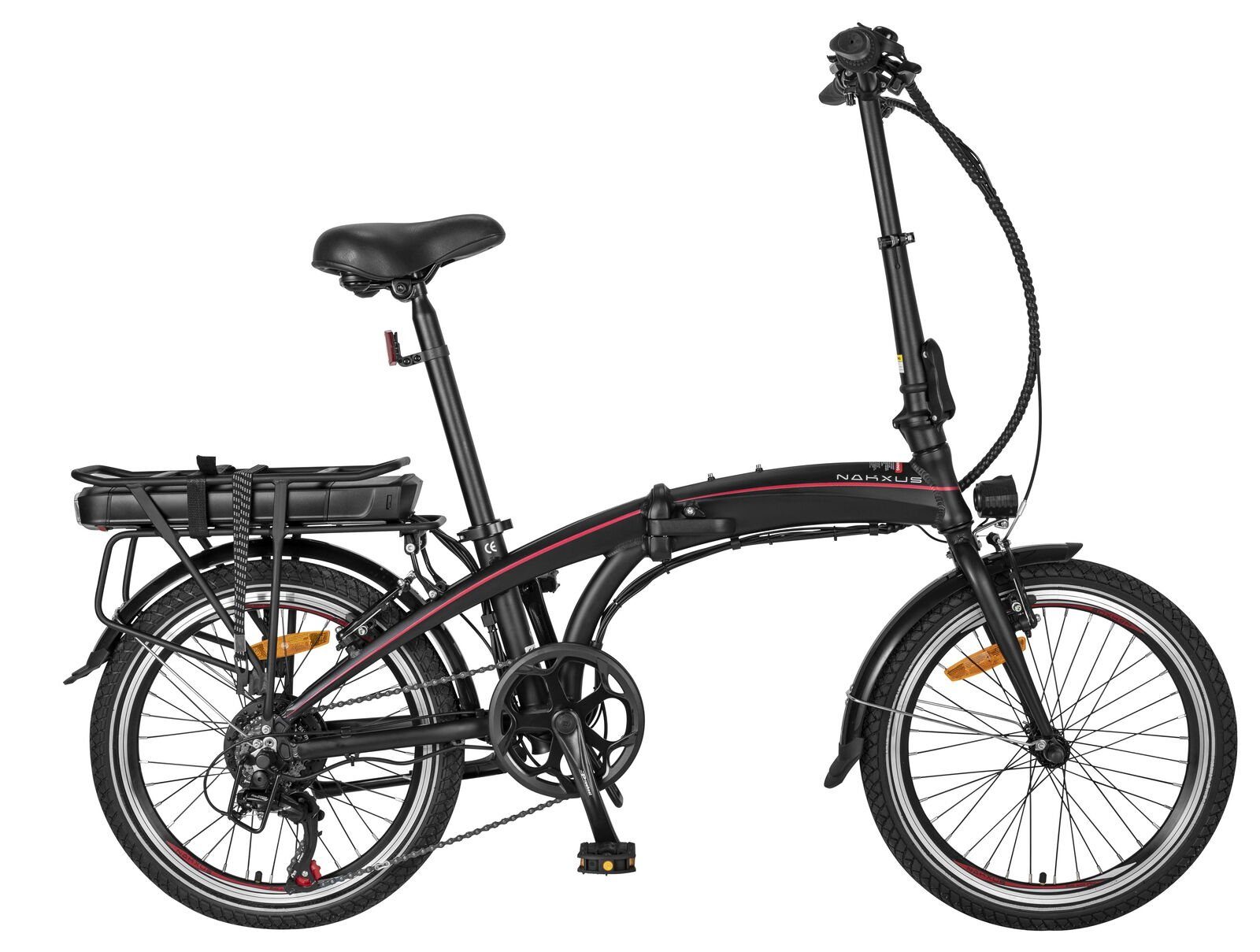 Fangqi E-Bike 20Zoll faltbares E-bike, 250W/10Ah, Shimano 7Gang,  höhenverstellbar, Kettenschaltung, 250,00 W
