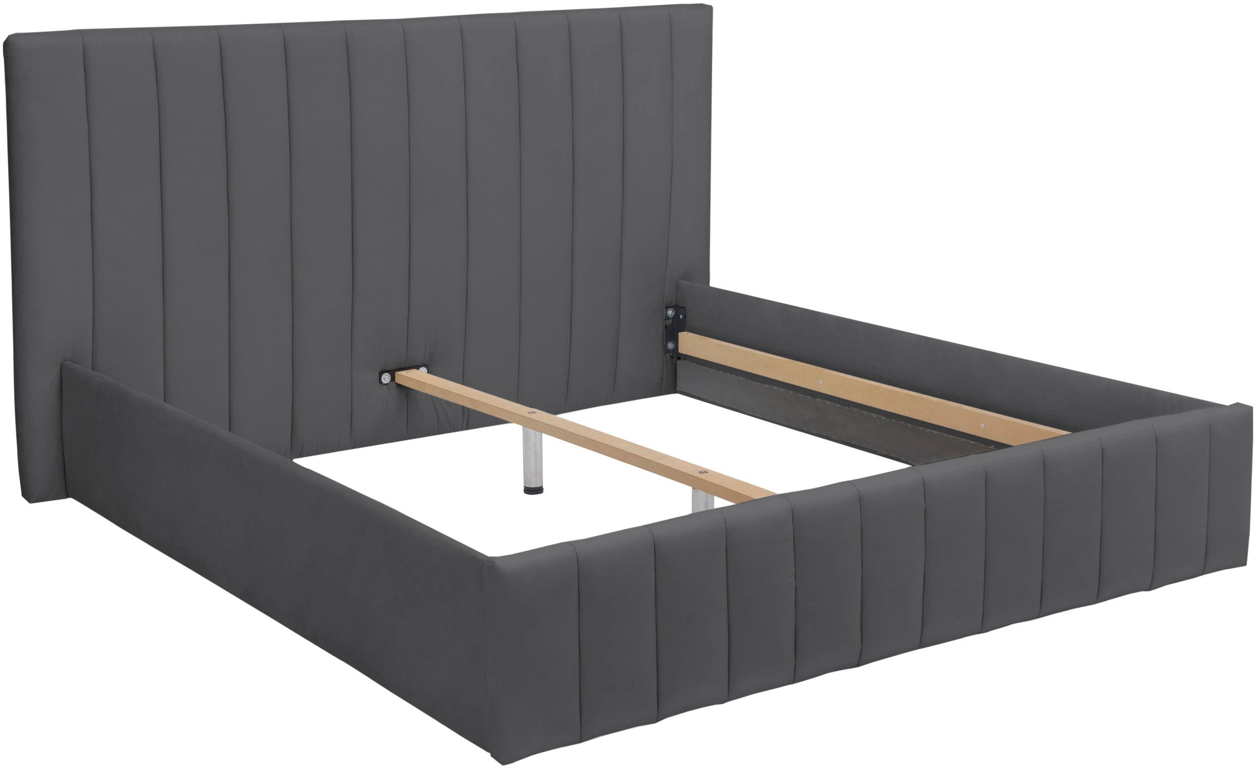 Home affaire Polsterbett Effy erhältlich in der Breite 180x200cm, wahlweise mit Lattenrost und King-Matratze (28cm) – Bild 4 von 5