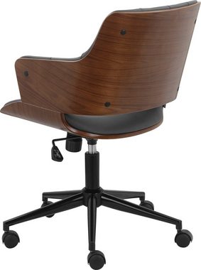 Leonique Armlehnstuhl Lariaud (1 St), Sitz und Rücken gepolstert, Pappelholz Verschalung, Sitzhöhe 47-57 cm