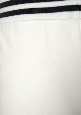 Bench. Sweatshorts mit Logodruck in Metalloptik, Loungeanzug