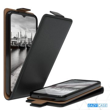 EAZY CASE Handyhülle Flipcase für Samsung Galaxy A14 5G 6,6 Zoll, Tasche Klapphülle Handytasche zum Aufklappen Etui Kunstleder Schwarz