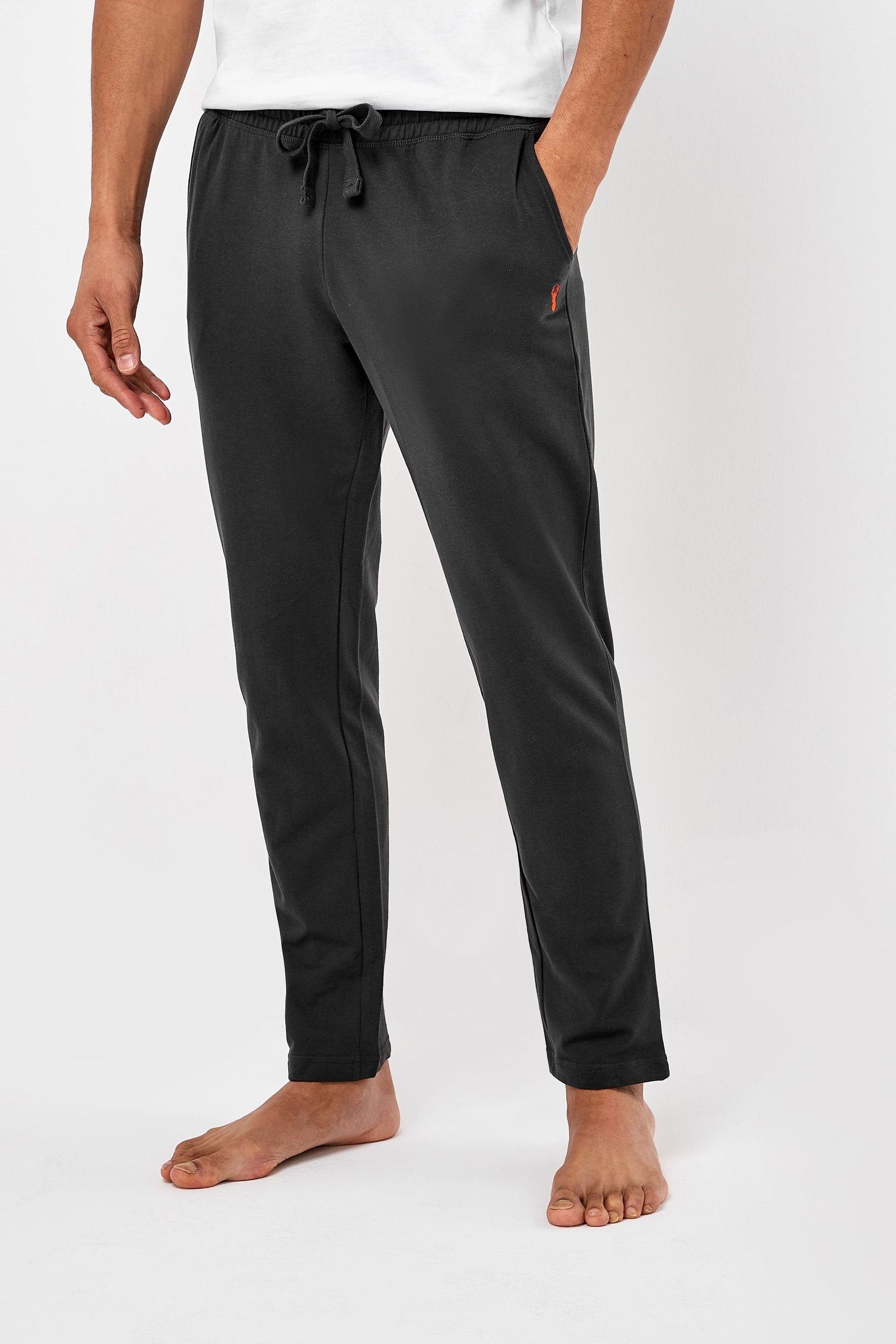 Next Jogginghose Loungewear – Slim Fit Jogginghose ohne Bündchen (1-tlg) Slate Grey