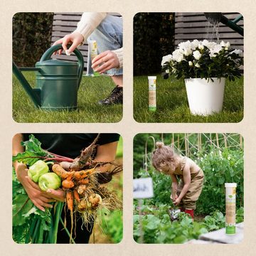 Lucky Plant Pflanzgranulat Pflanzenstärkung Brausetablette 20 Tabs, Zier- und Topfpflanzen, Sträucher, Rasen, Obst und Gemüse