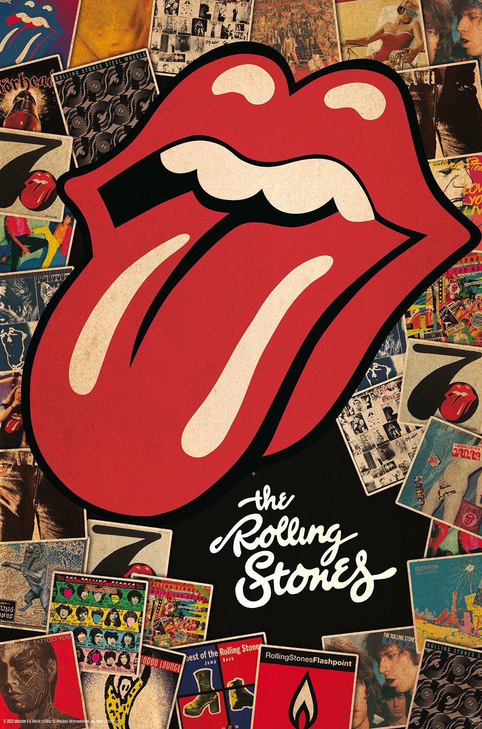 GB eye Poster Rolling Stones Poster günstig online kaufen