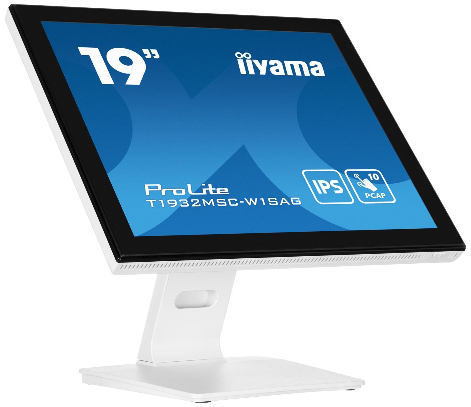 Iiyama 48.0cm (19) T1932MSC-W1SAG 5:4 M-Touch HDMI+DP+USB retail TFT-Monitor (1280 x 1024 px, Full HD, 14 ms Reaktionszeit, IPS, Touchscreen, Lautsprecher, HDCP, Kopfhörerbuchse)