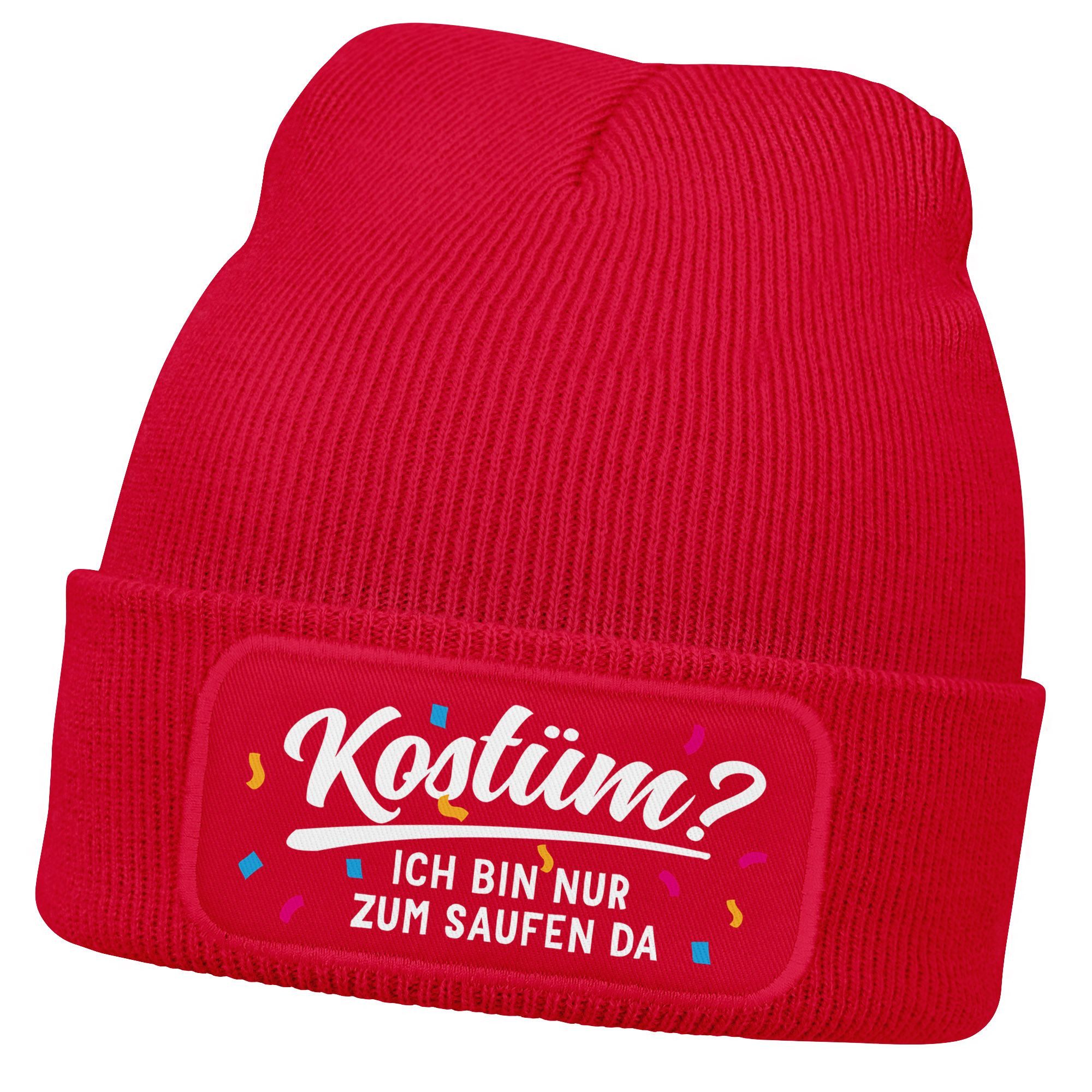 Kostüm - saufen rot