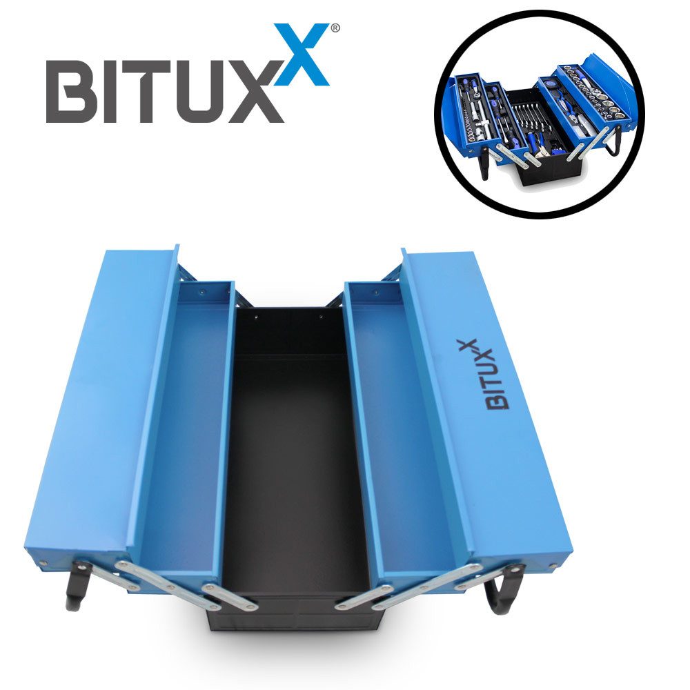 Bituxx Werkzeugbox Bituxx Metall Werkzeugkiste (MS-19129)