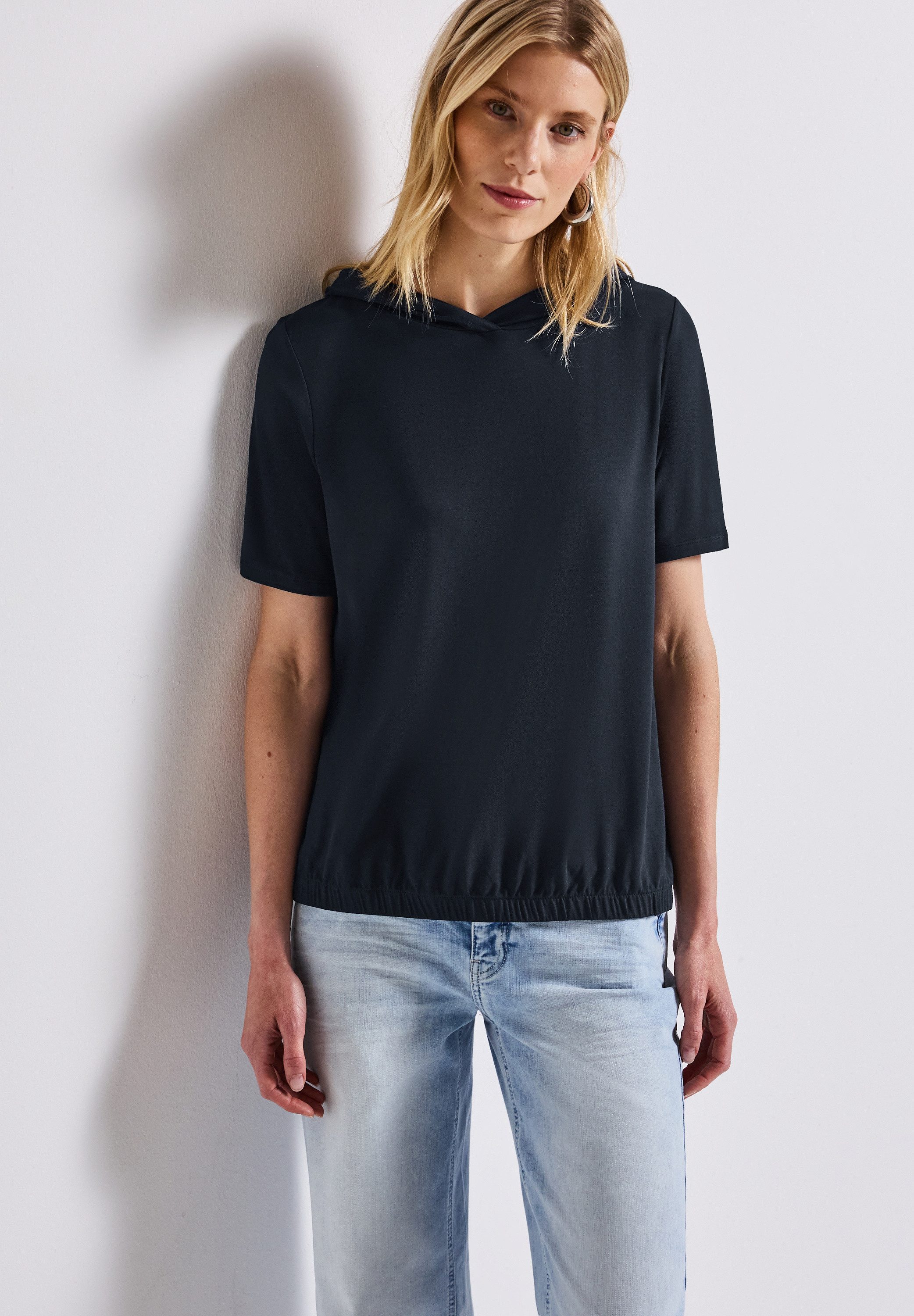 STREET ONE T-Shirt mit Kapuze günstig online kaufen