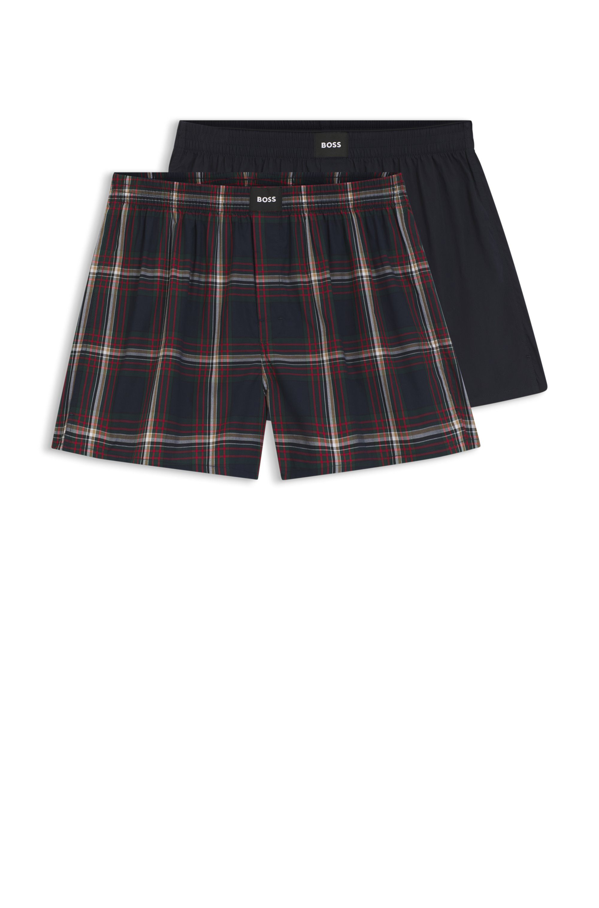 BOSS Boxer 2P Boxer S. CW Peach (Packung, 2-St) mit BOSS Logopatch auf dem günstig online kaufen