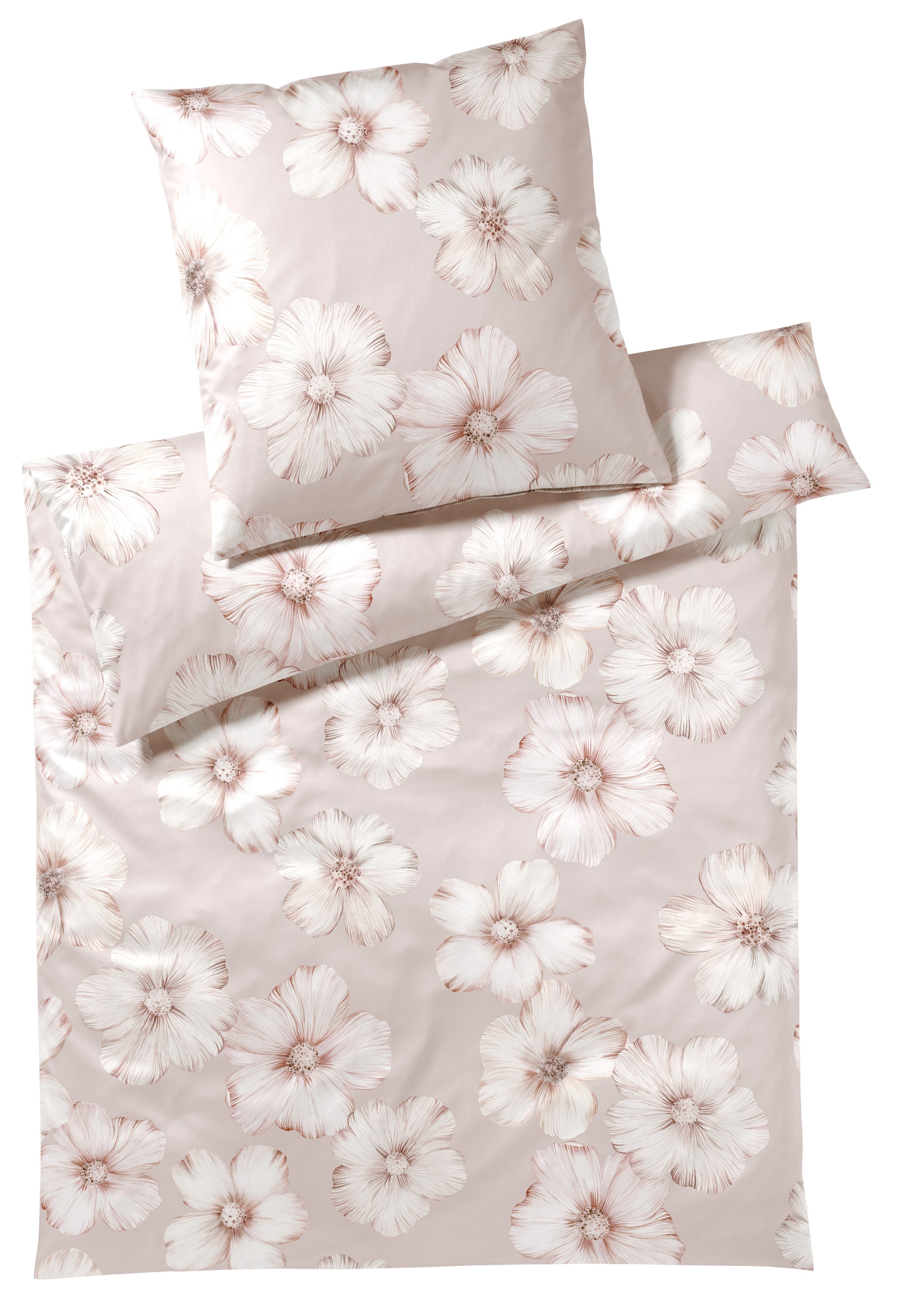 Elegante Bettwäsche Devine, Mako-Satin, 2 teilig, angenehmes Hautgefühl