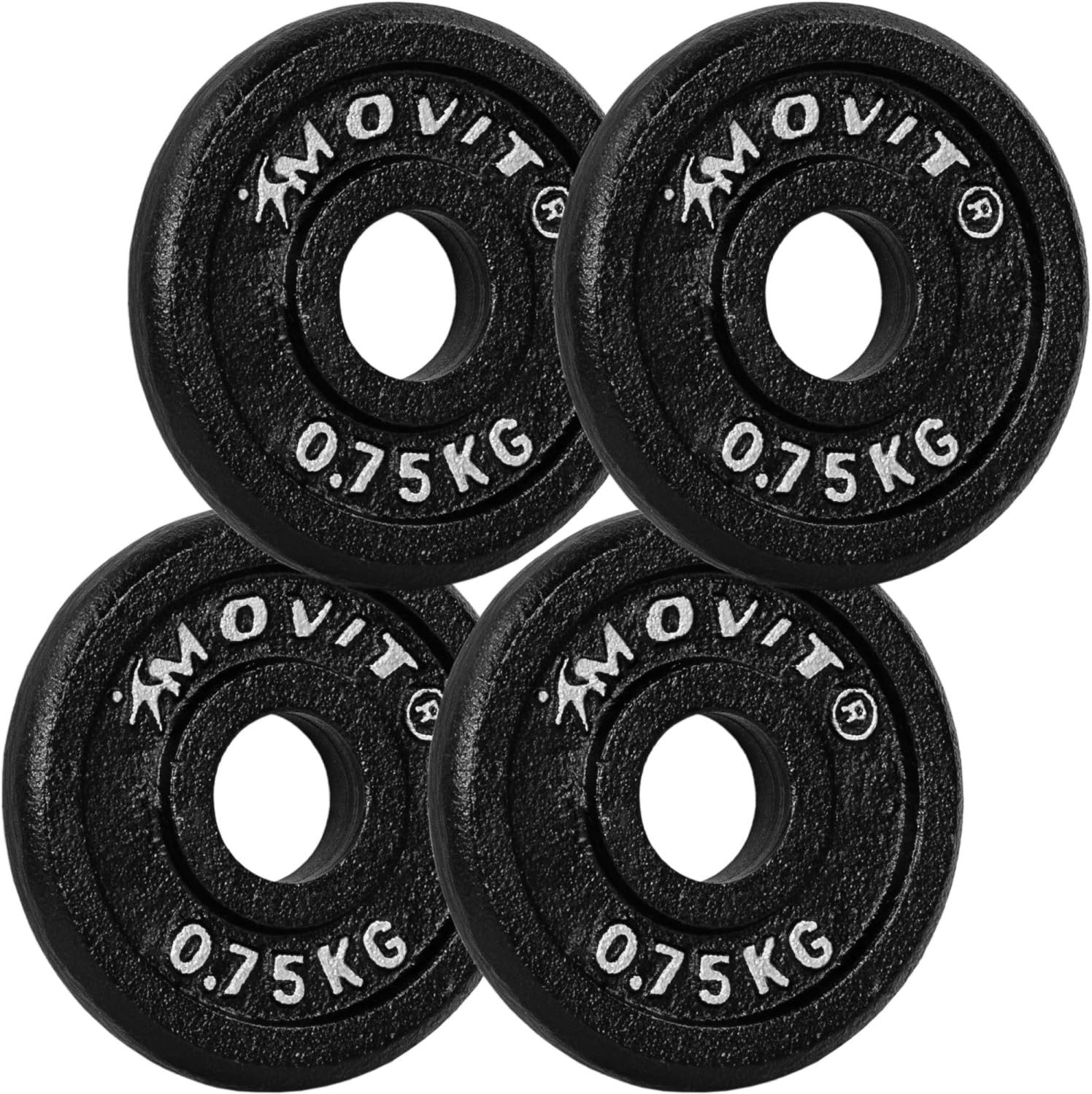 MOVIT Hantelscheibe, 3 kg, (4-tlg)