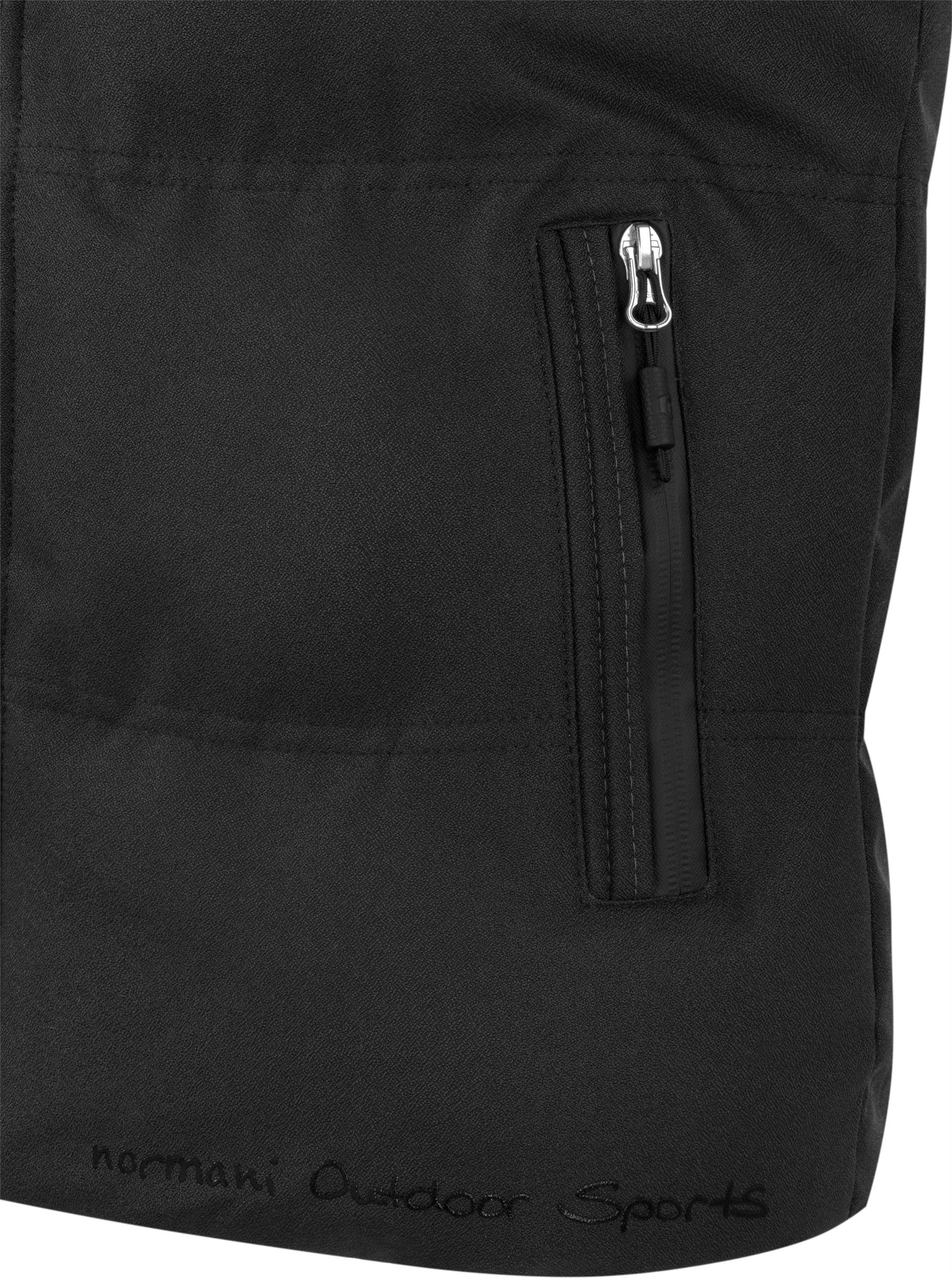 normani Steppweste Kinder Weste Skien (1-tlg) Unisex Wattierte Winterweste - winddichter Bodywarmer Weste mit Kapuze