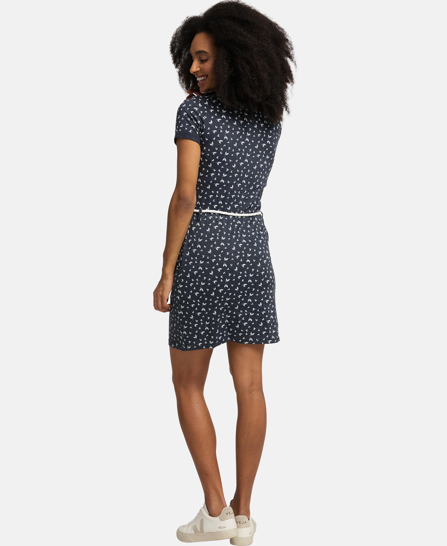 PEAK TIME Sommerkleid L80022 leichtes Jersey Strandkleid mit Kordel