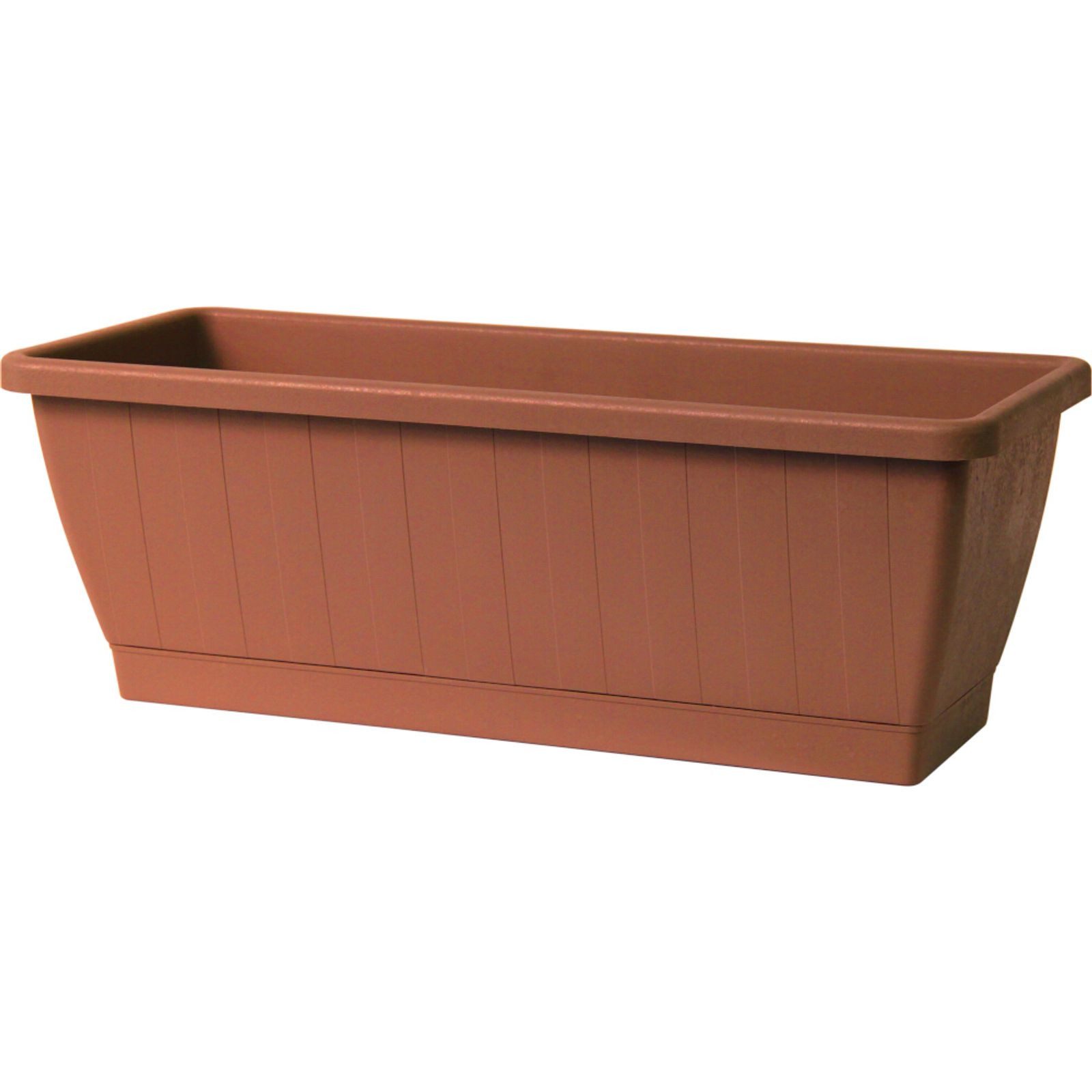 euro3plast Pflanzkübel Pflanzkasten GREENER Kezar 40 terrakotta nachhaltig und schlagfest