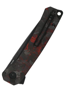 QSP Taschenmesser QSP Osprey Einhandmesser mit 14C28N Stahl und G10- / Carbongriff, (1 St), Einhandmesser, Edelstahlklinge