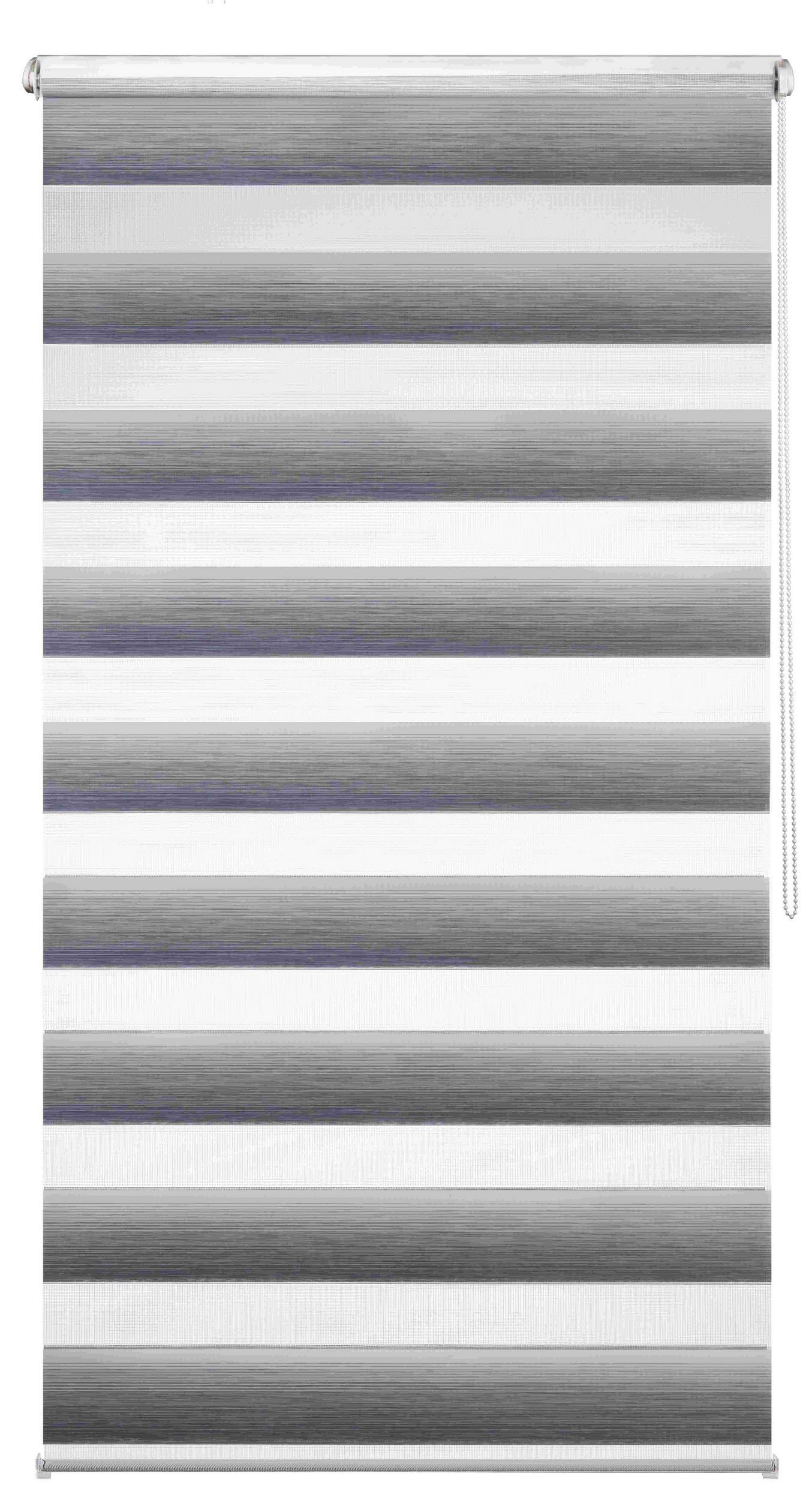 Doppelrollo mit schönen Farbverlauf, K-HOME, Lichtschutz, ohne Bohren, freihängend, Klemmfix