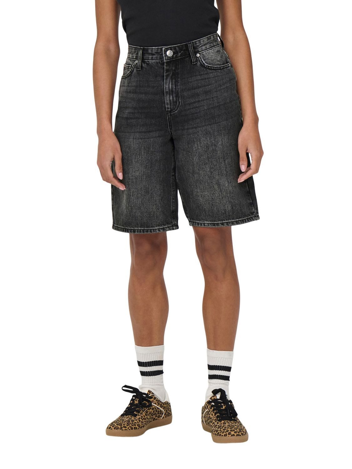 ONLY Jeansshorts ONLSONNY HW WIDE DNM aus Baumwolle günstig online kaufen