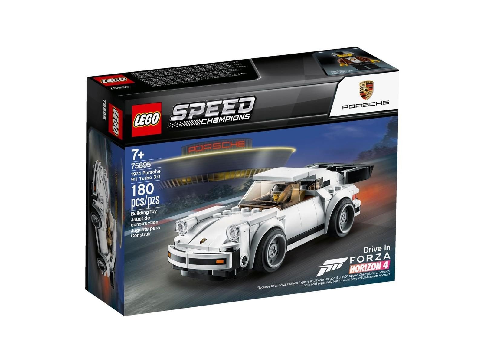 LEGO® LEGO® Speed Champions 75895 1974 Porsche 911 Turbo 3.0 Konstruktionsspielsteine, (180 St)