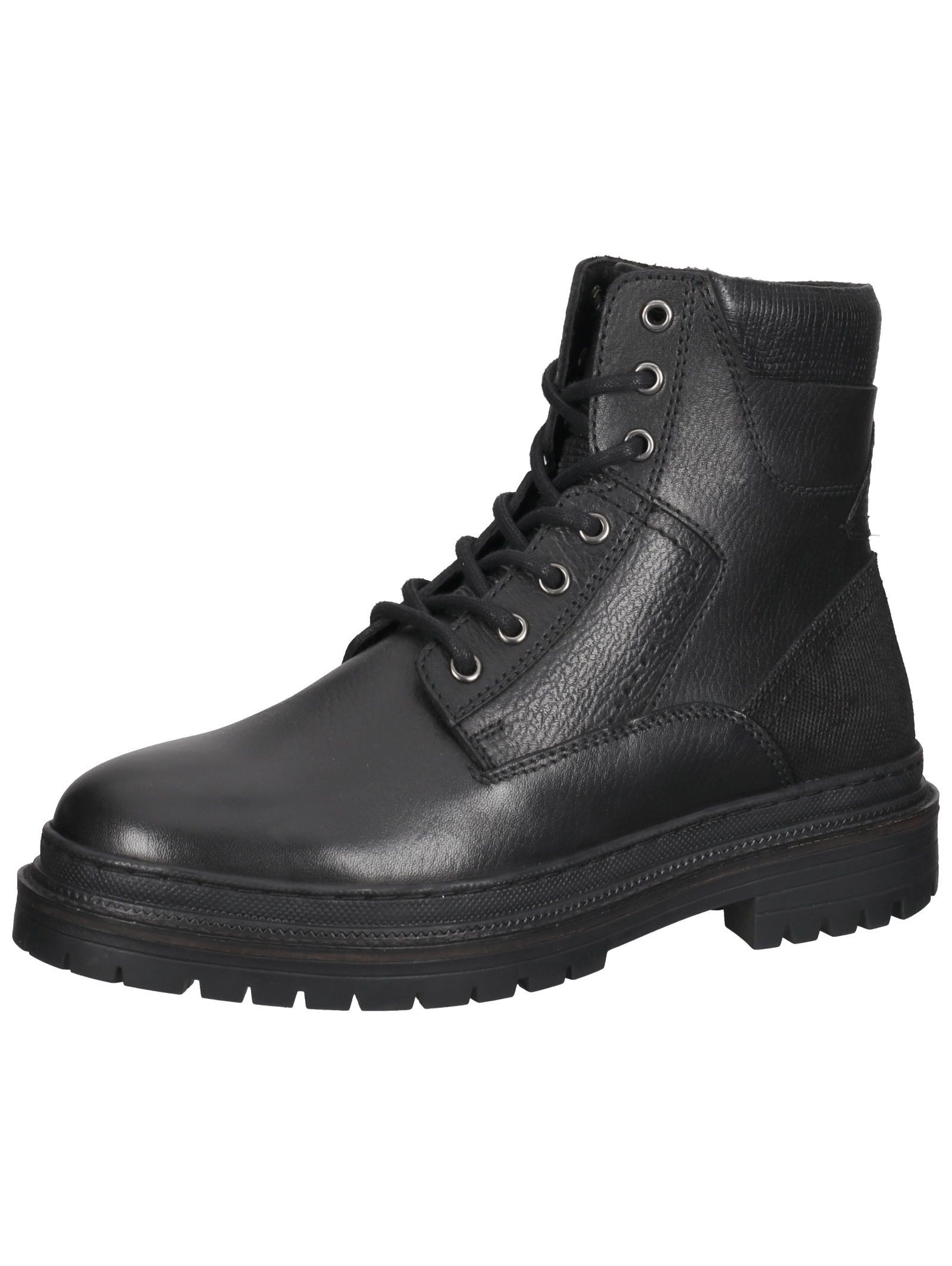 Sansibar Stiefelette Leder . Schnürstiefelette