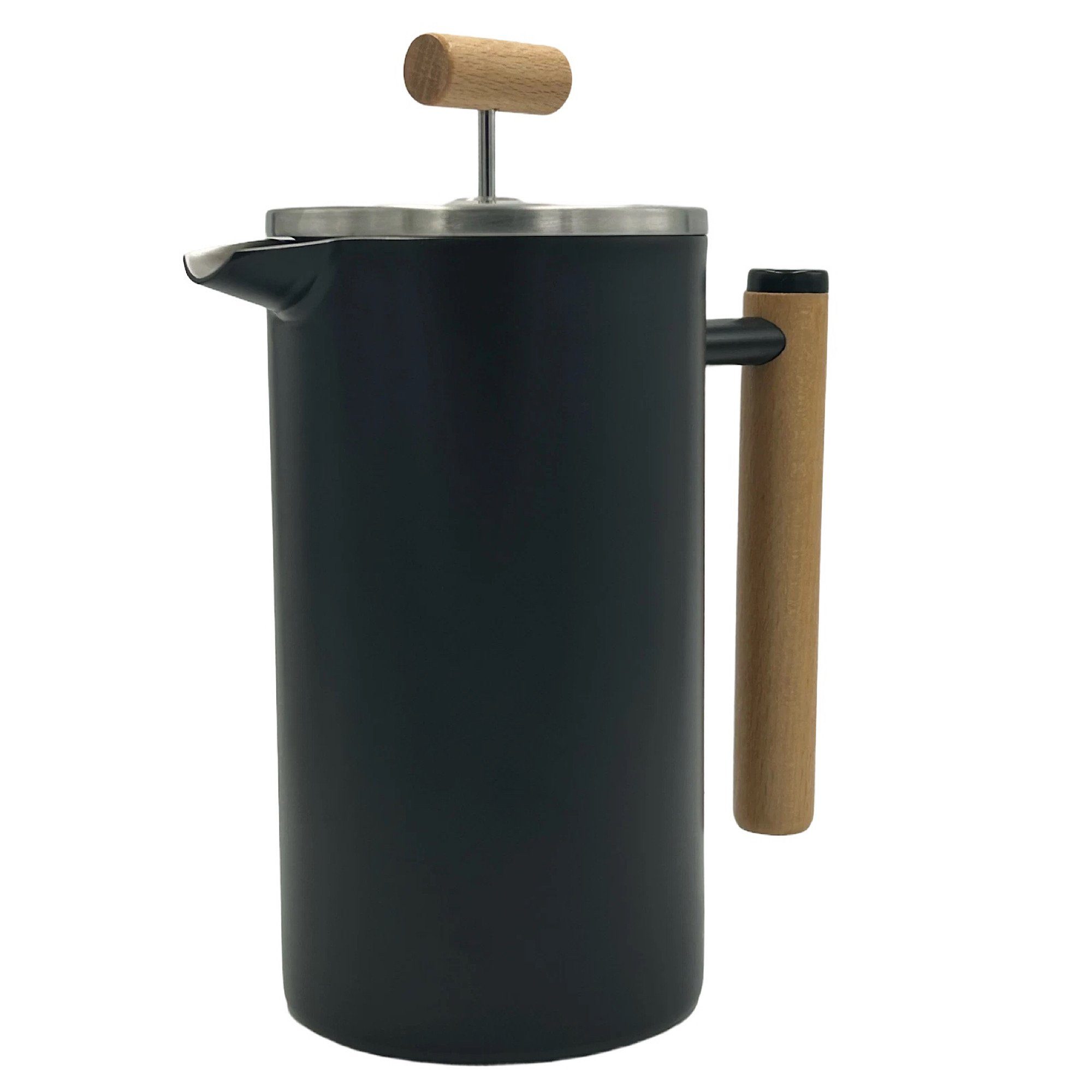 MediMuc French Press Kanne Thermo in 3 Varianten Elegant Schwarz