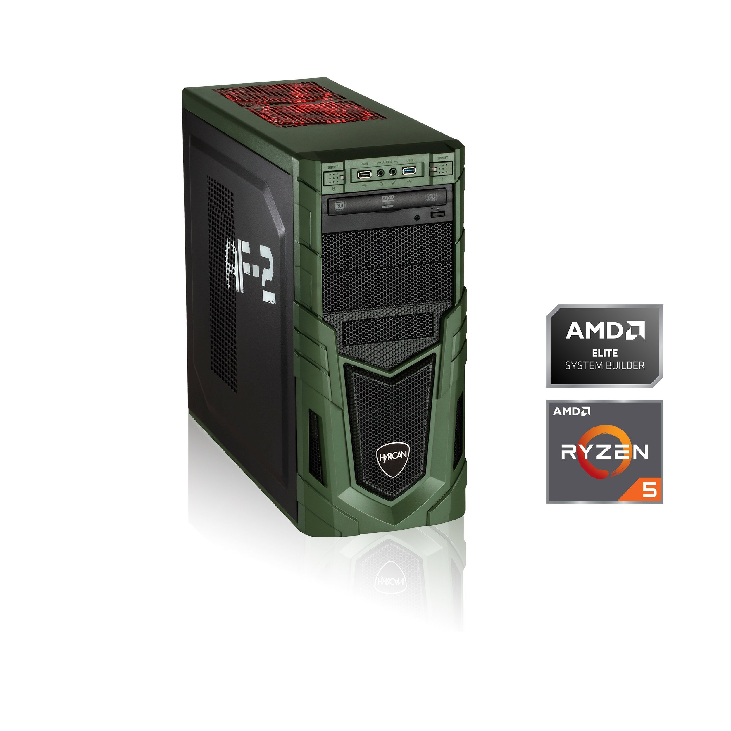 Hyrican Gaming Pc Ryzen 5 2600 16gb 1tb Ssd Rx 580 Obs Gaming Pc 6342 Online Kaufen Otto