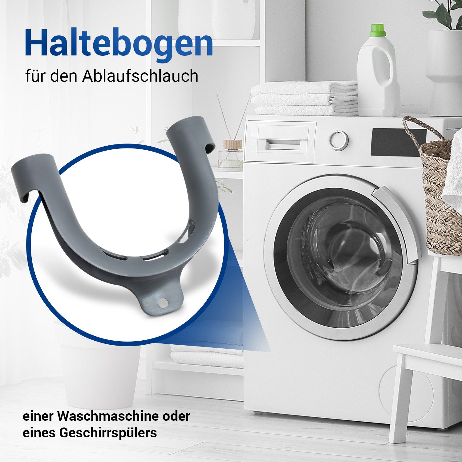 VIOKS Schlauchhalterung Haltebogen universal, (für Ablaufschlauch Waschmasc günstig online kaufen