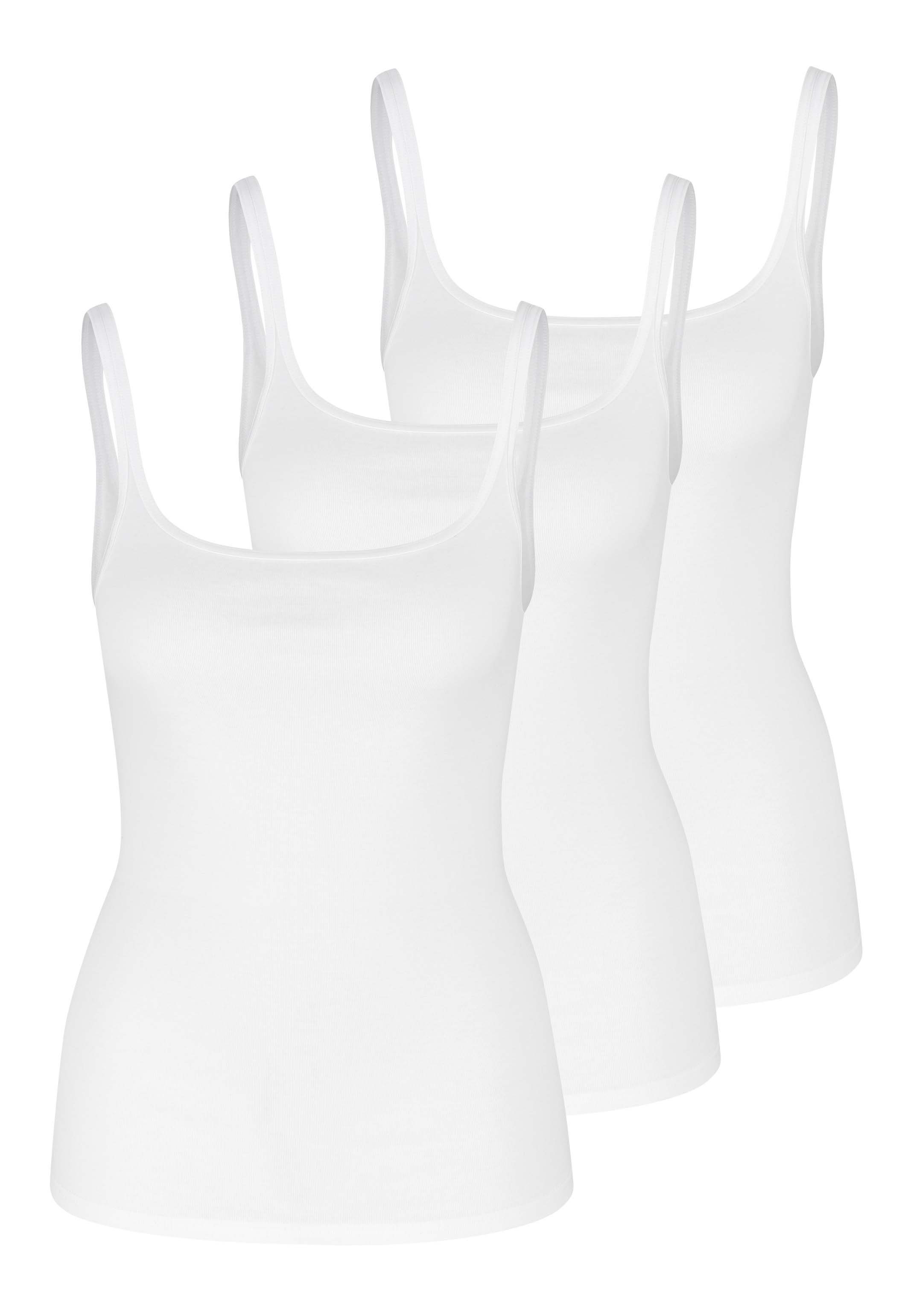 Top Bio-Baumwolle Baumwolle Unterhemd Pack - Unterhemd 3-St) aus bio.cotton / (Spar-Set, Weiß - Unterhemd 3er Speidel