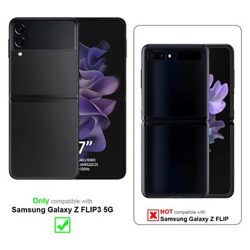 Cadorabo Handyhülle Samsung Galaxy Z FLIP3 5G Samsung Galaxy Z FLIP3 5G, Handytasche mit Gürtelclip Hülle mit Karabinerhaken