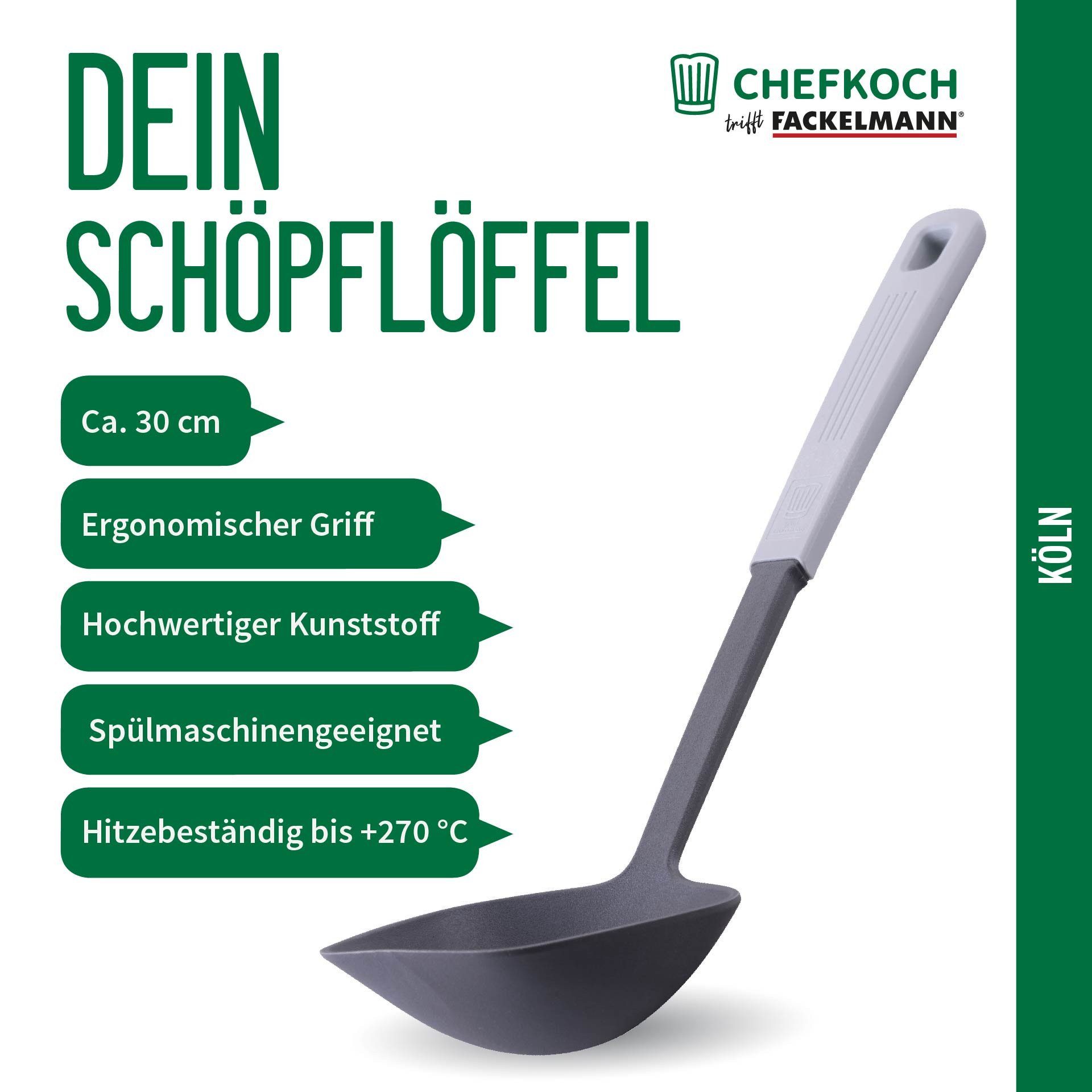 Chefkoch trifft Fackelmann Schöpflöffel Köln – Hochwertig