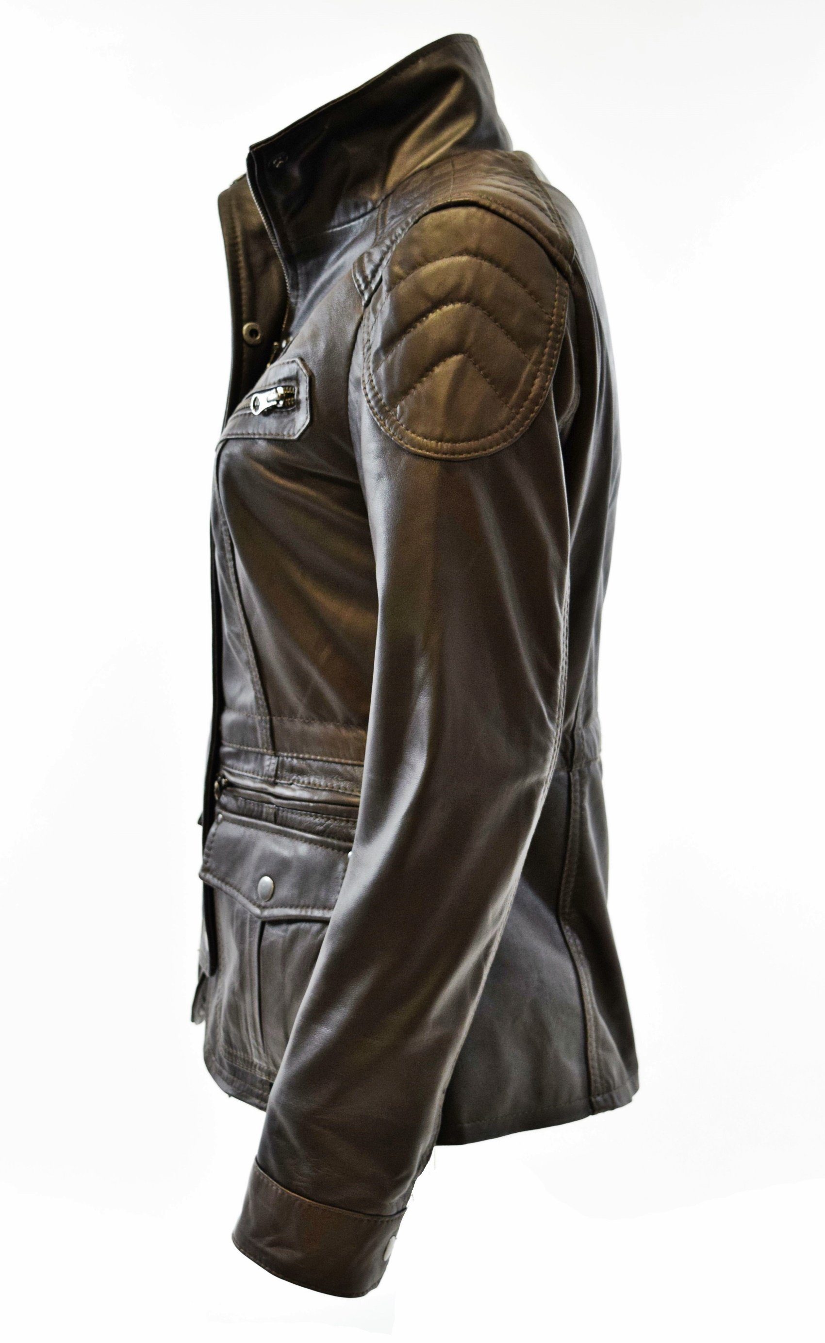Zimmert Leather Lederjacke Lilli Cognac günstig online kaufen