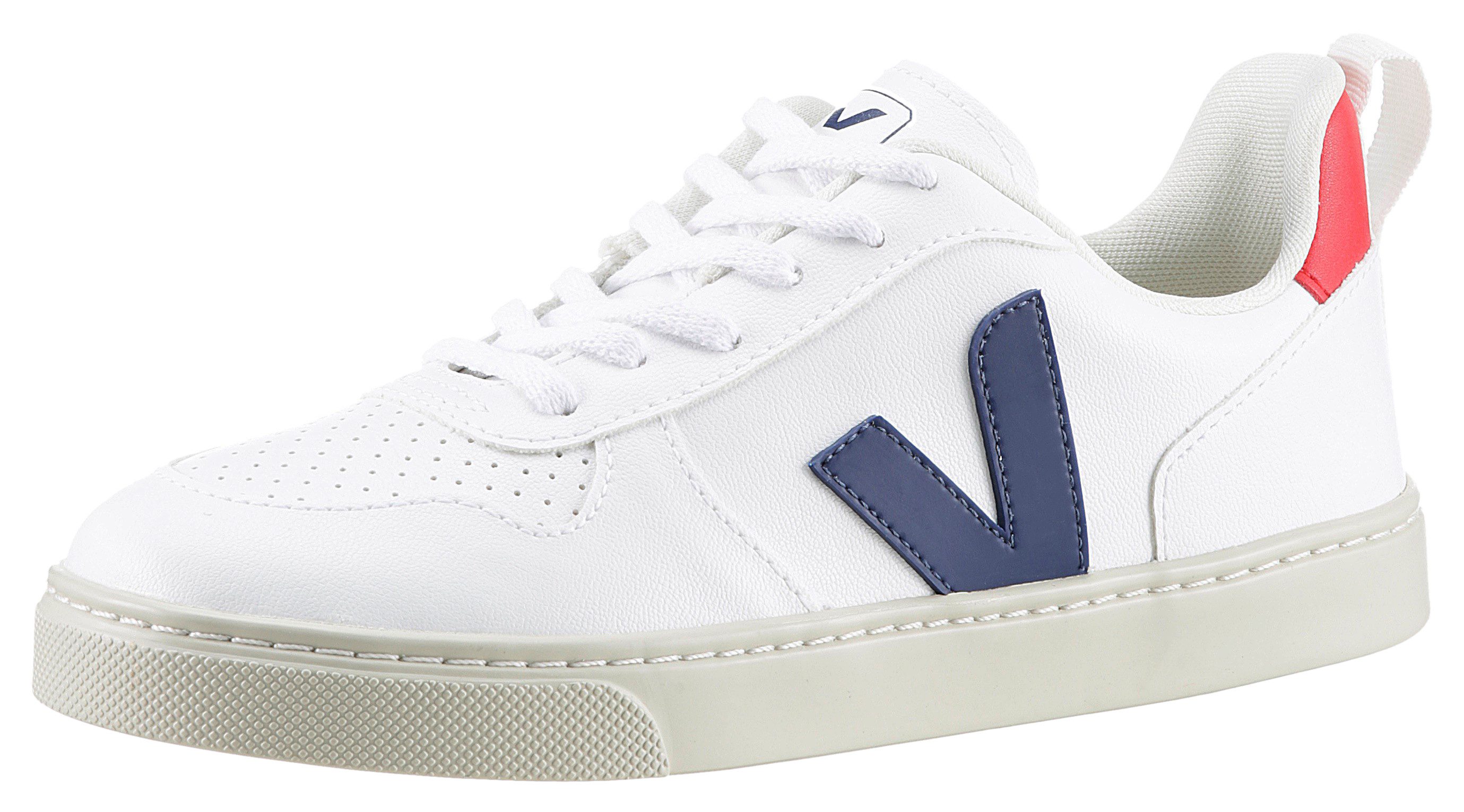 VEJA SMALL V-10 LACES Кроссовки Schnürschuh, Retro Кроссовки mit seitlichem V-Logo, Anziehlasche