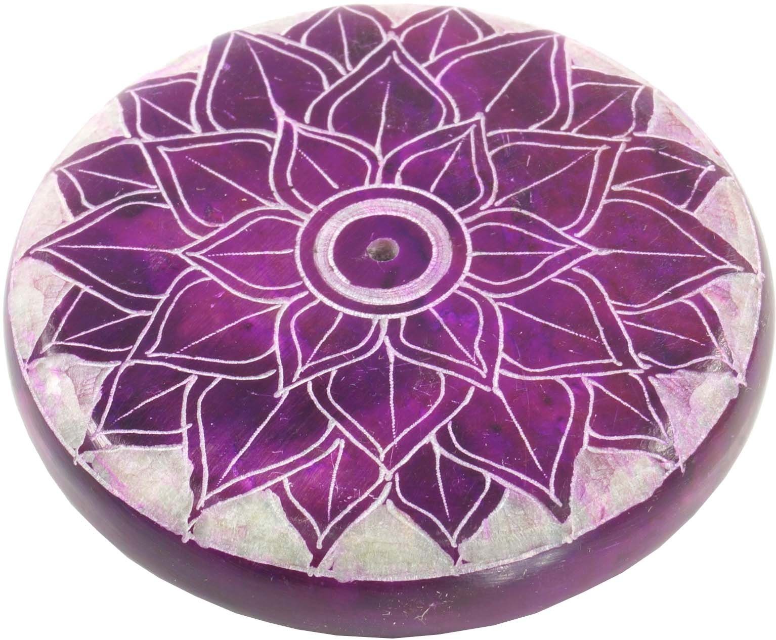 Guru-Shop Räucherstäbchen-Halter Indischer Räucherstäbchenhalter Ø 5,5 cm aus..