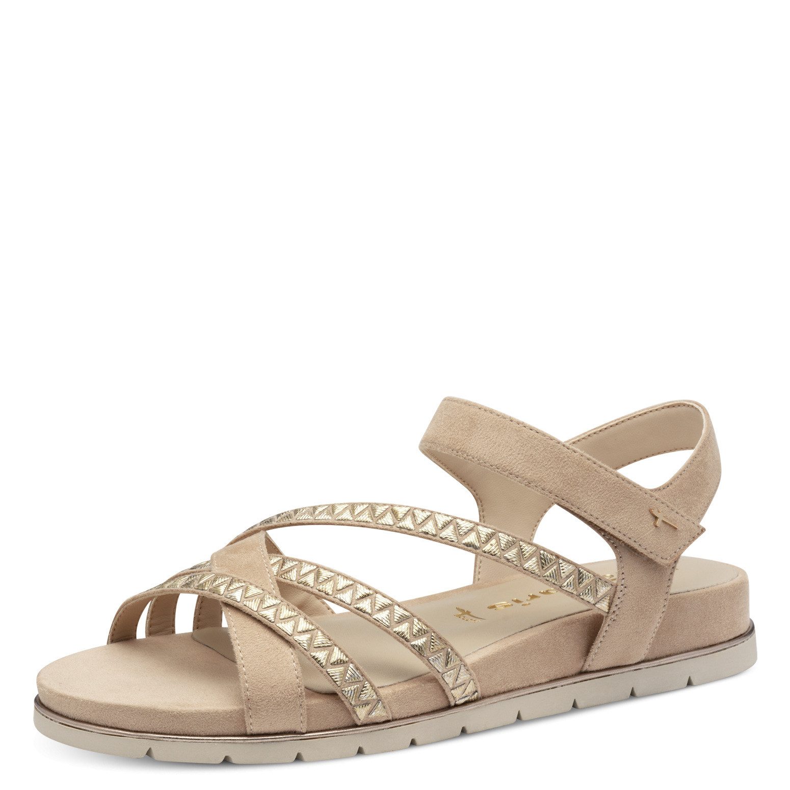 Tamaris Riemchensandale "Tamaris Sandalen Textil" günstig online kaufen