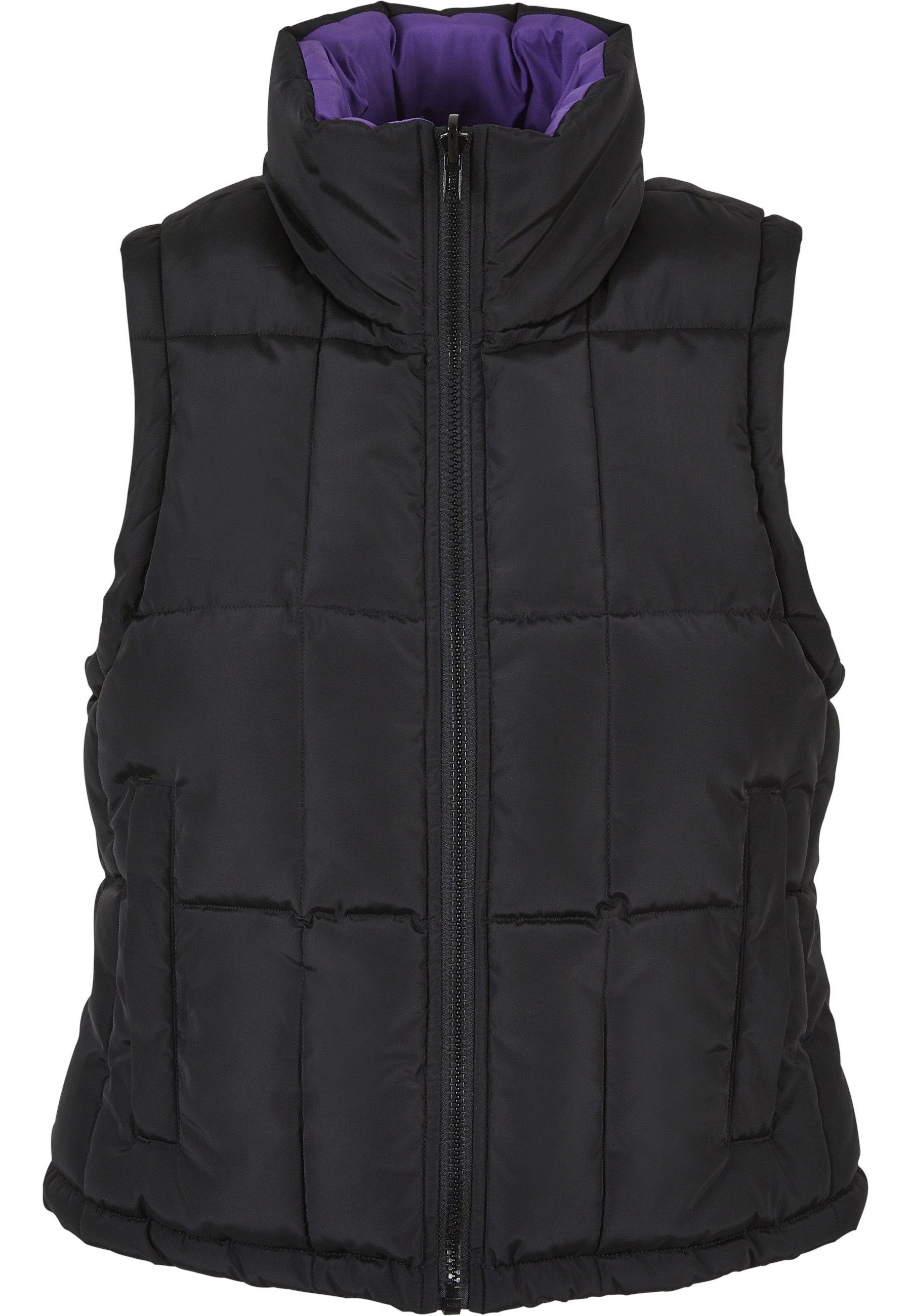 URBAN CLASSICS Steppweste Urban Classics Damen Ladies Reversible Cropped Puffer Vest