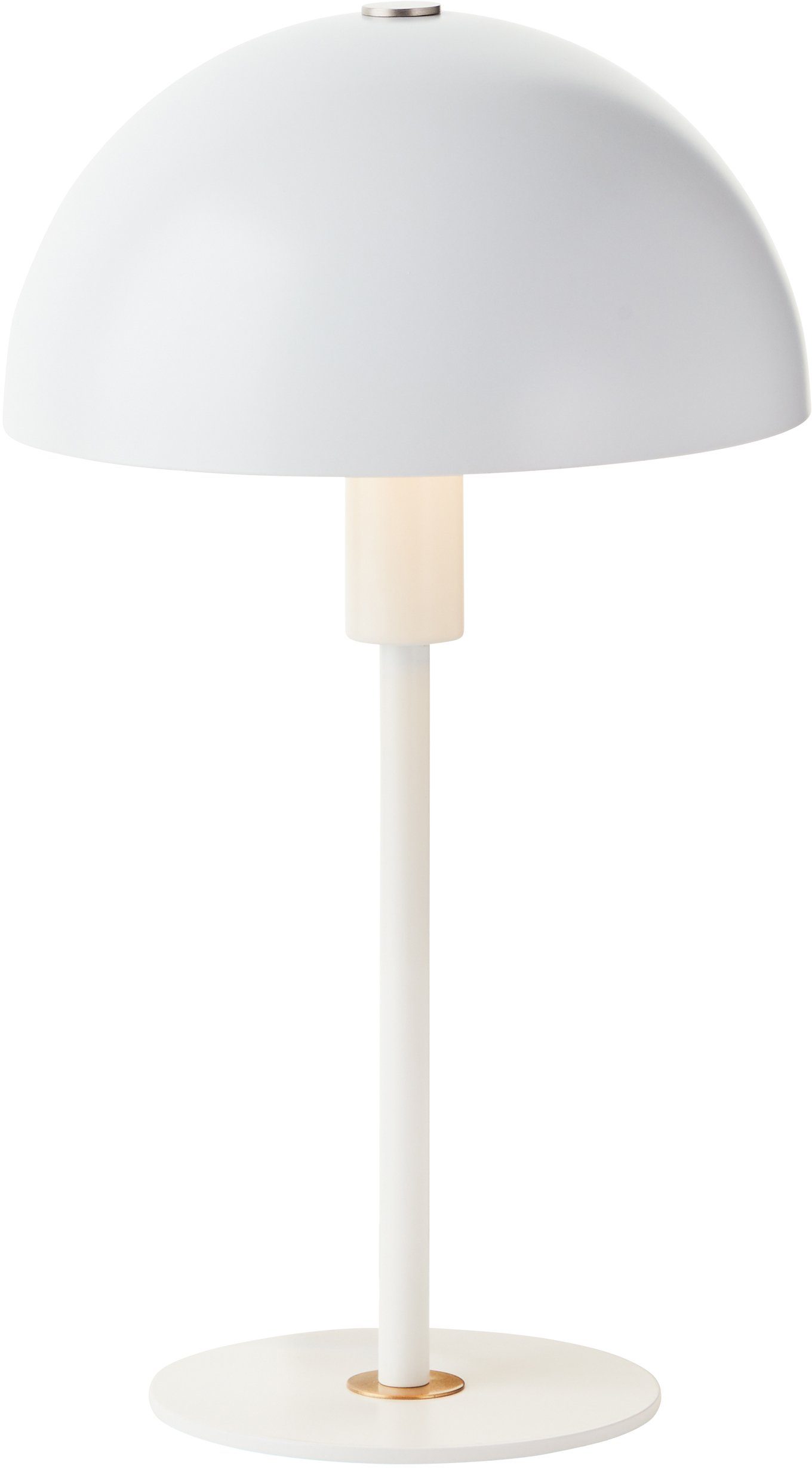 LeGer Home by Lena Gercke Tischleuchte Linnea Pilz Lampe, ohne Leuchtmittel, Pilzleuchte, Tischlampe, Metallsockel, Höhe 35,5 cm – Bild 4 von 5