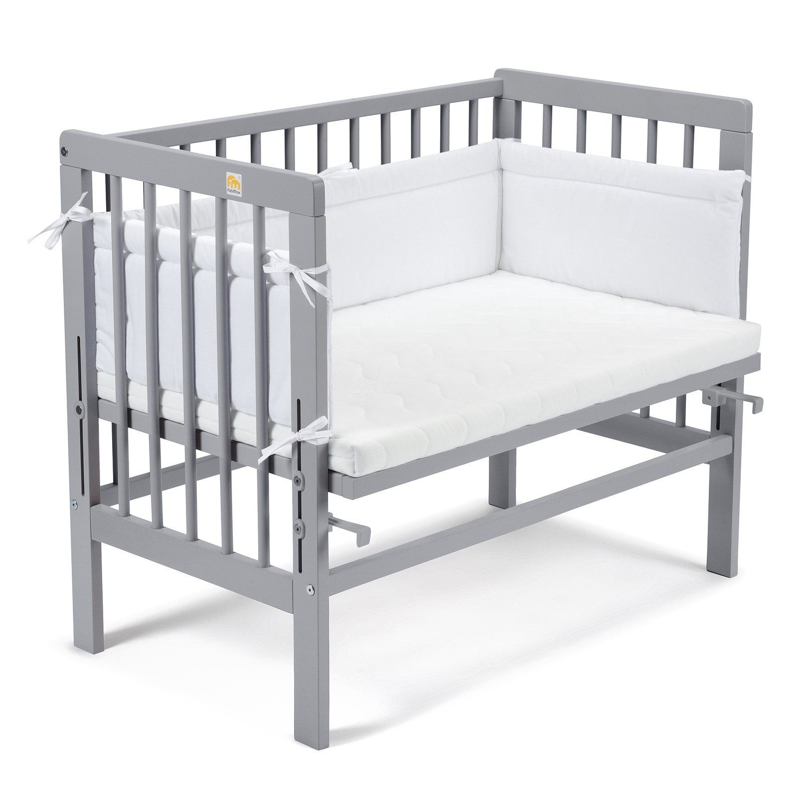Beistellbett Basic grau