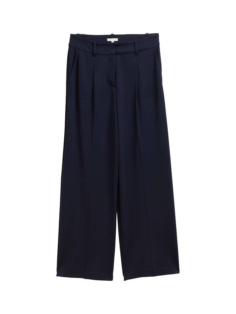 TOM TAILOR Chinos TTLea wide leg SKY CAPTAIN BLUE
