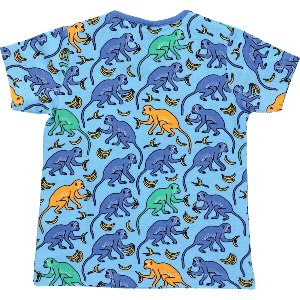 Villervalla T-Shirt Affe Unisex Kinder (1-tlg) Shirt, Oberteil, Leibchen, Funktionsshirt, Shortsleeve Shirt